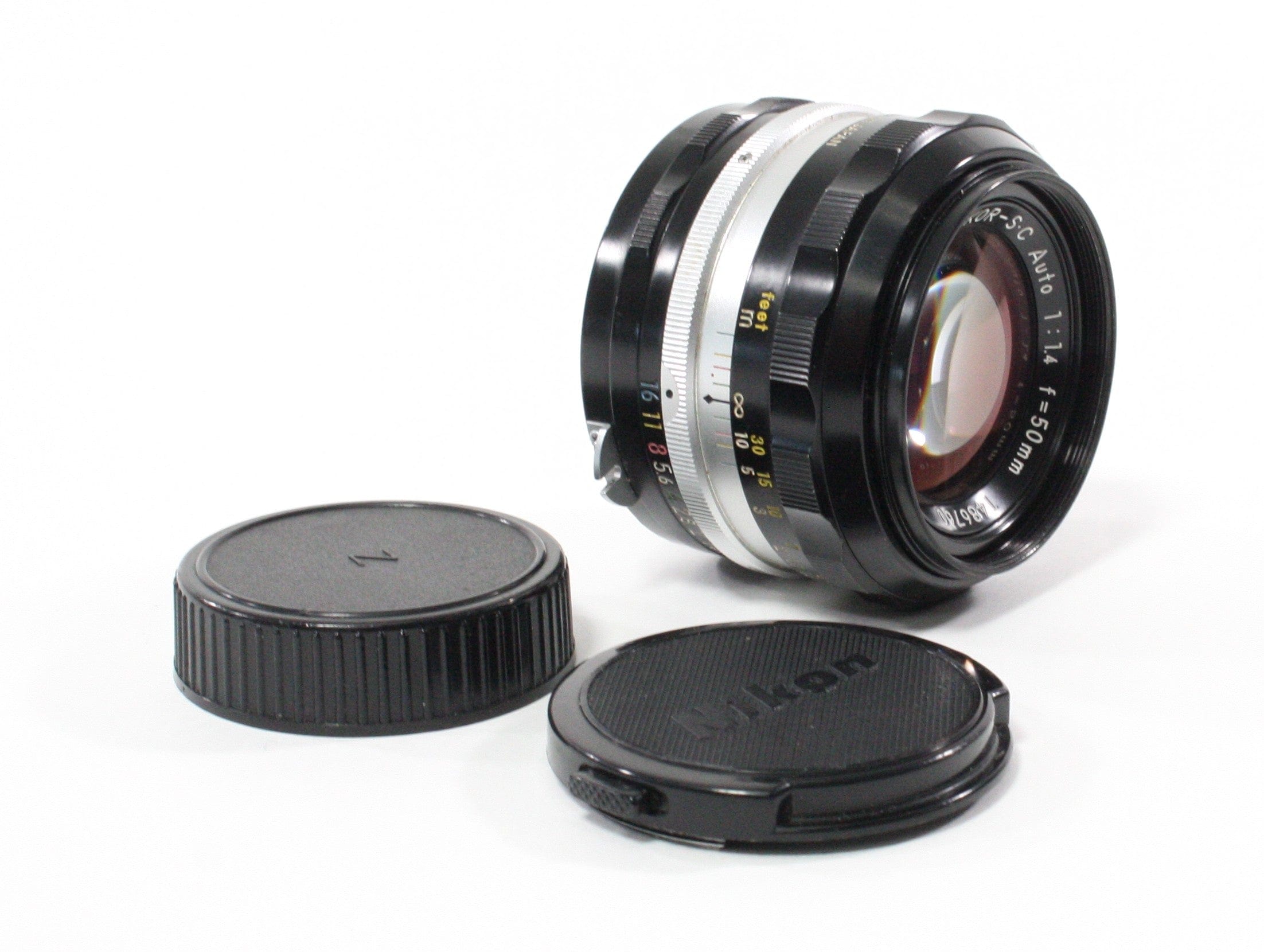 Nikon 50mm f/1.4 Nikkor S.C.  Lens for Nikon F (Non-AI DIY Converted to AI)