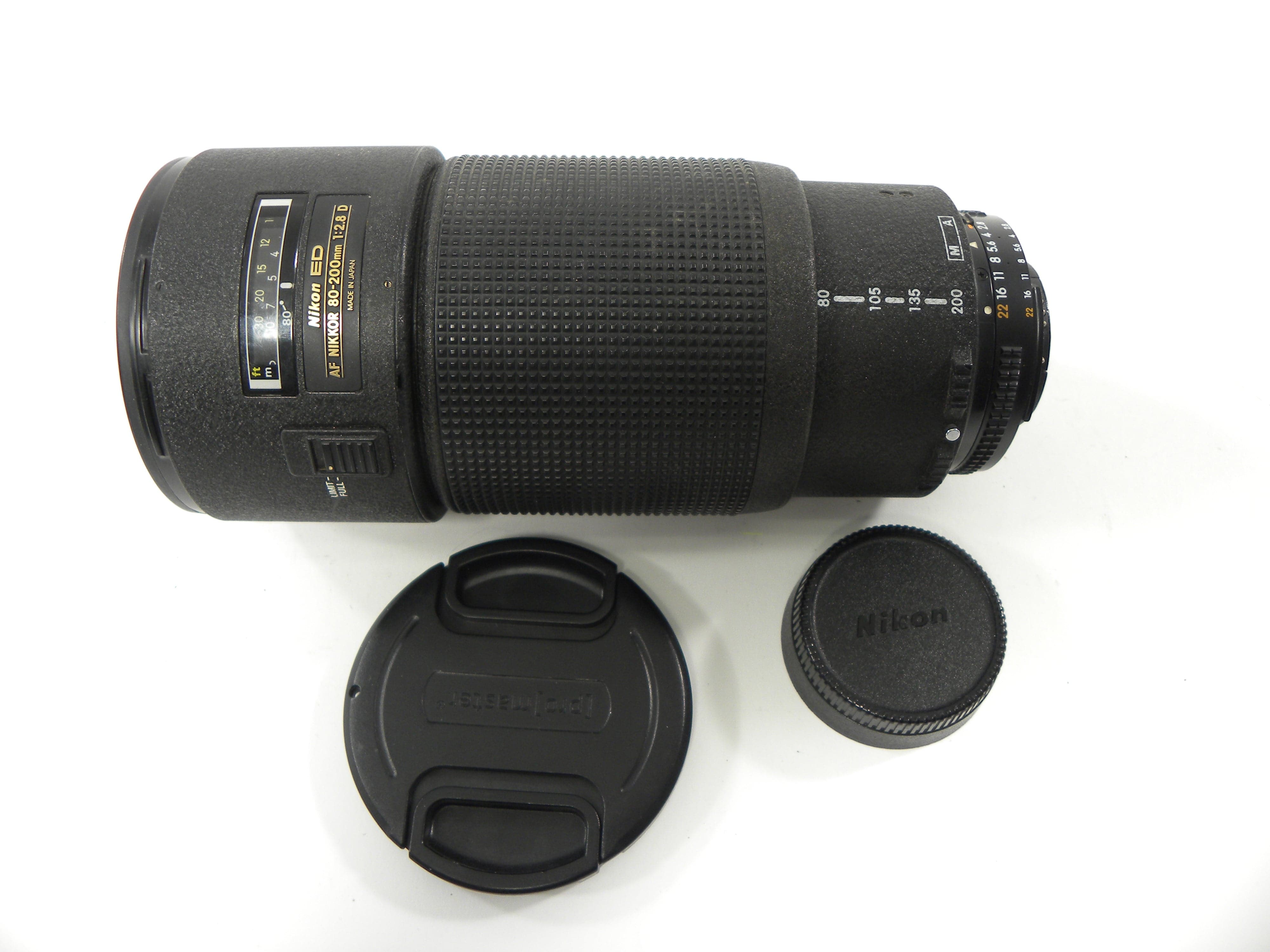 Nikon AF Nikkor ED 80-200mm f2.8 D F Mount