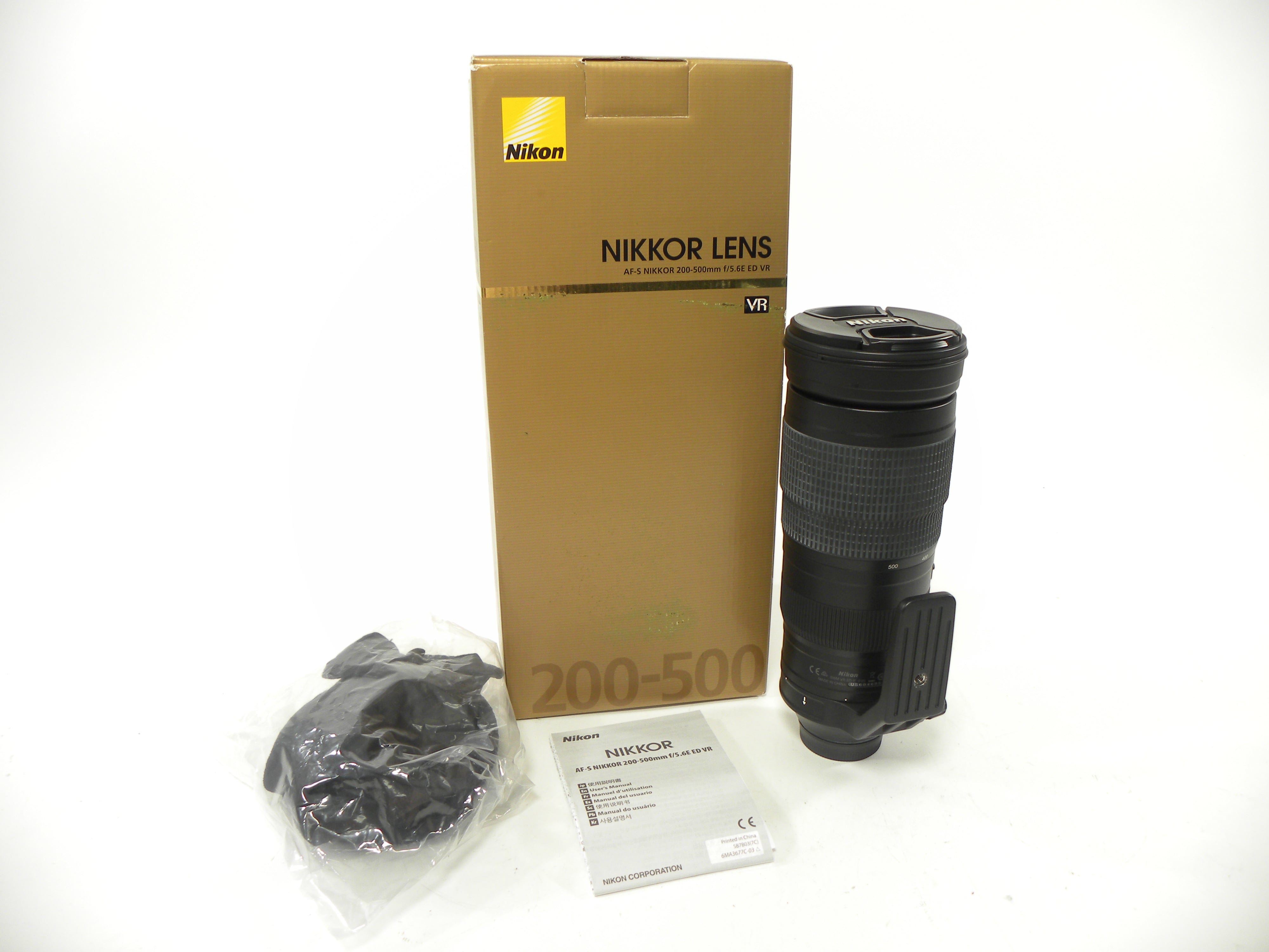 Nikon AF-S Nikkor VR ED IF 200-500mm  f5.6E