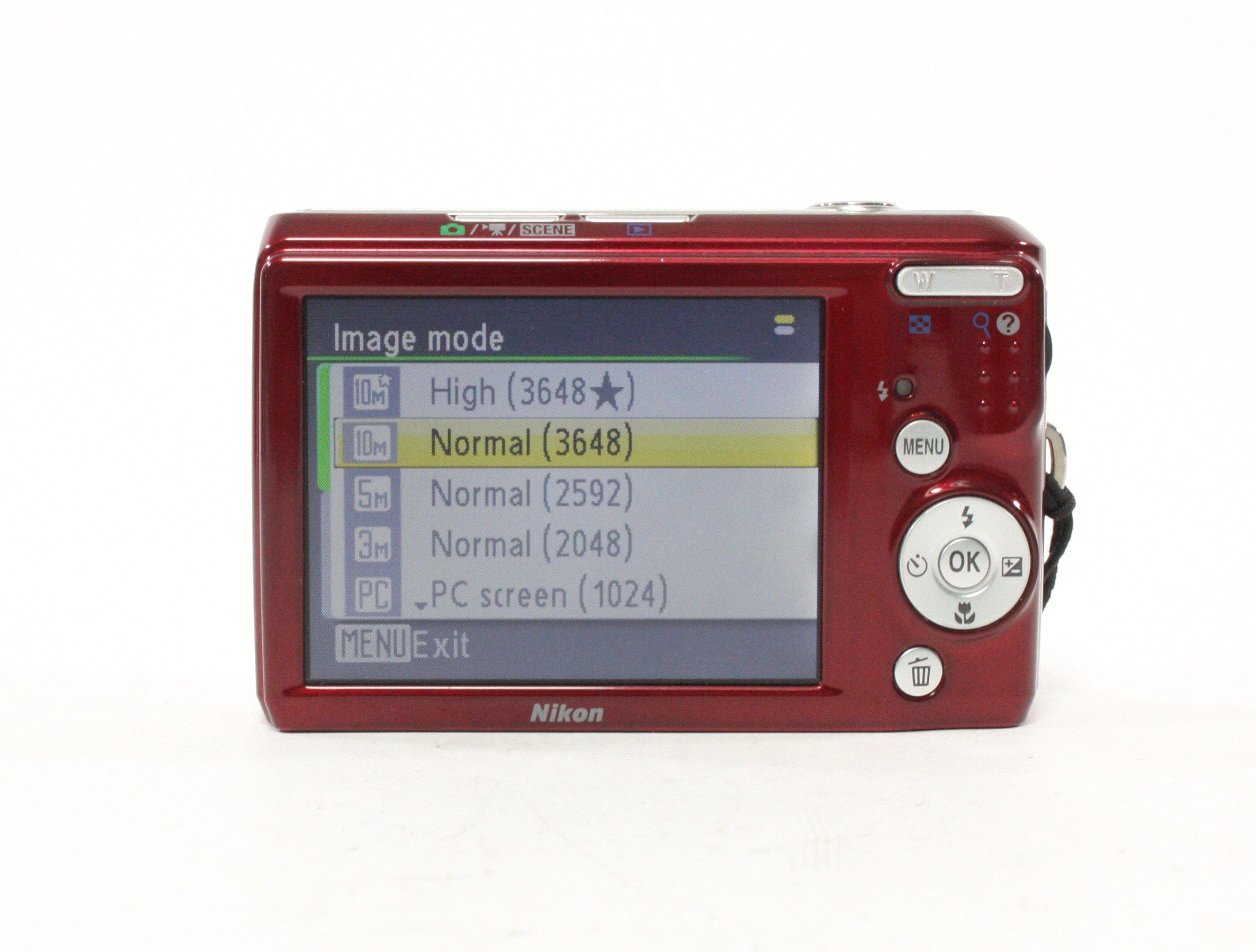 Nikon Coolpix L20 Digital Camera 5x Zoom 14.0mp (Red)