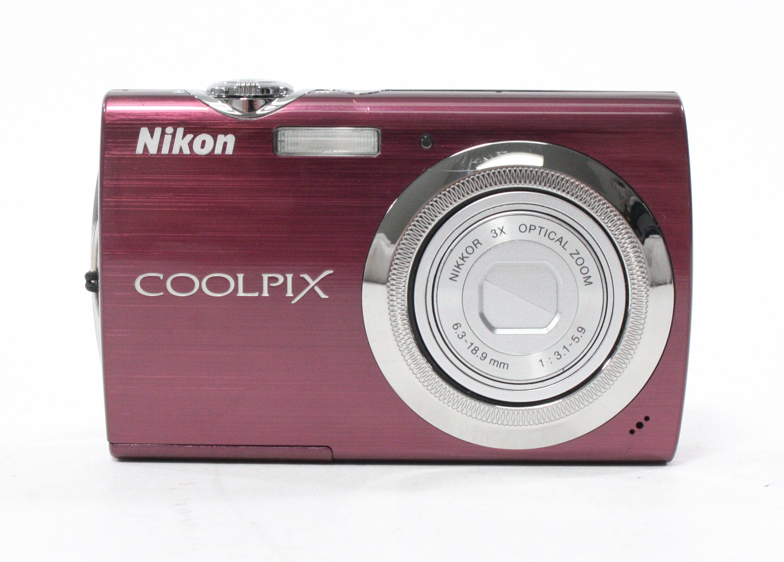 Nikon Coolpix S230 Touch Screen Digital Point-and-Shoot 3x Zoom 10mp (Purple)