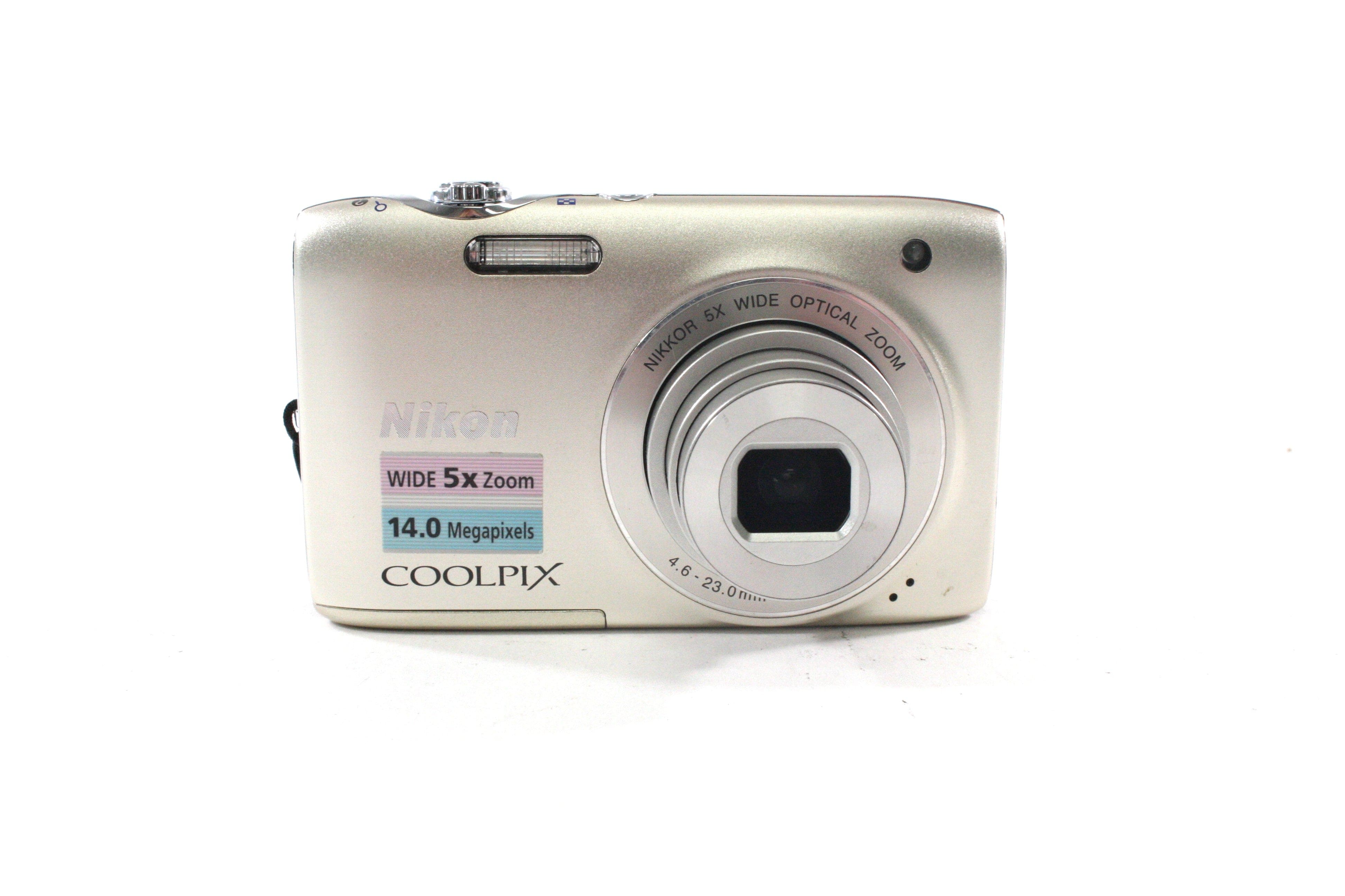 Nikon Coolpix S3100 Digital Point-and-Shoot Camera 5x Zoom 14.0mp (Silver)