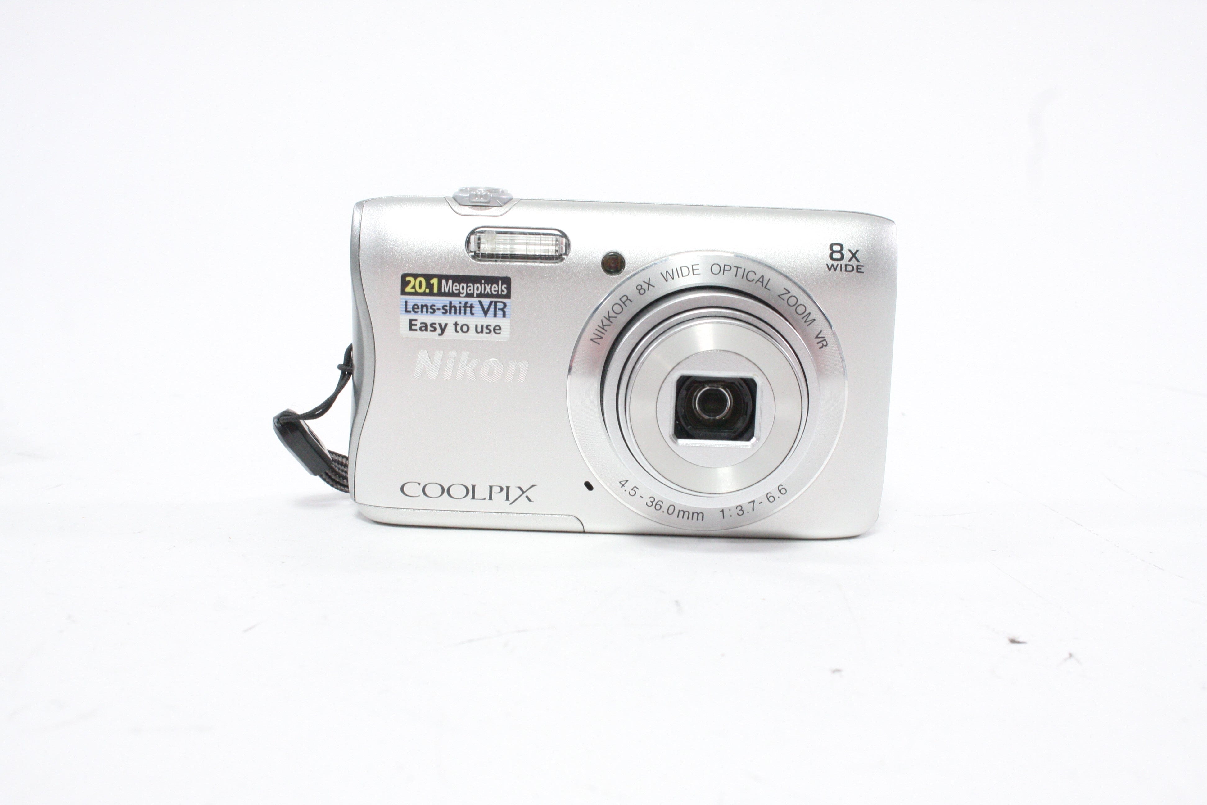 Nikon Coolpix S3700 Digital Point-and-Shoot Camera 8x Zoom 20.1mp