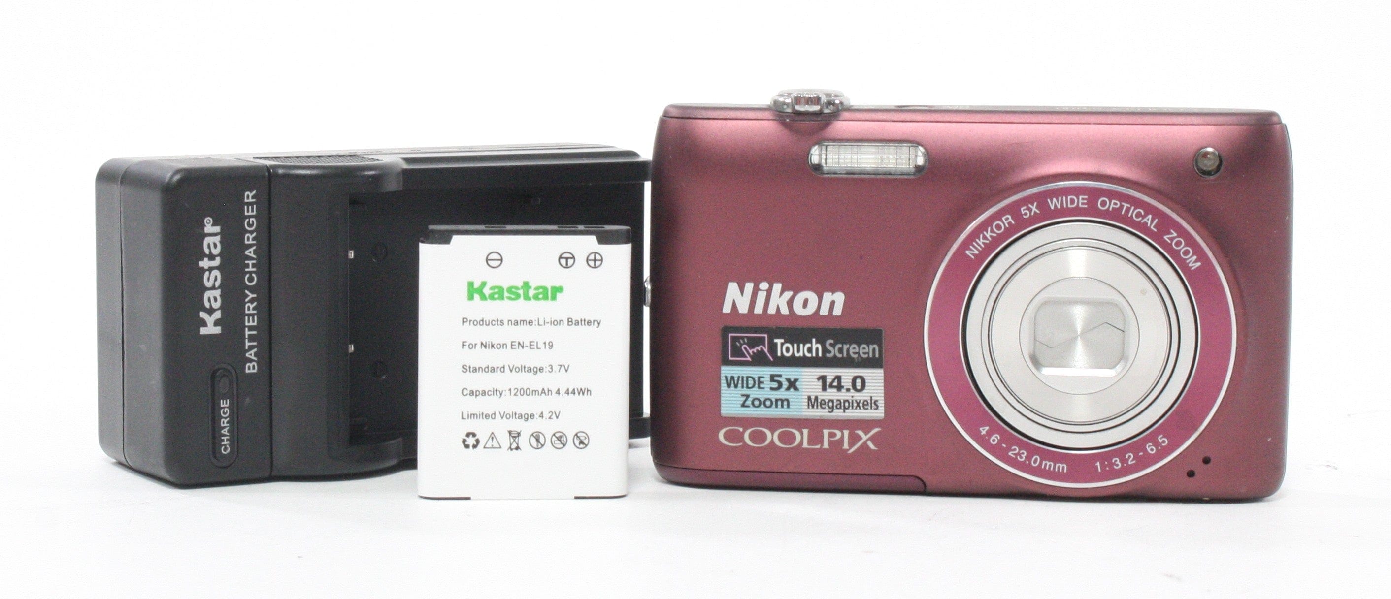 Nikon Coolpix S4100 5x Zoom 14mp  (Purple)