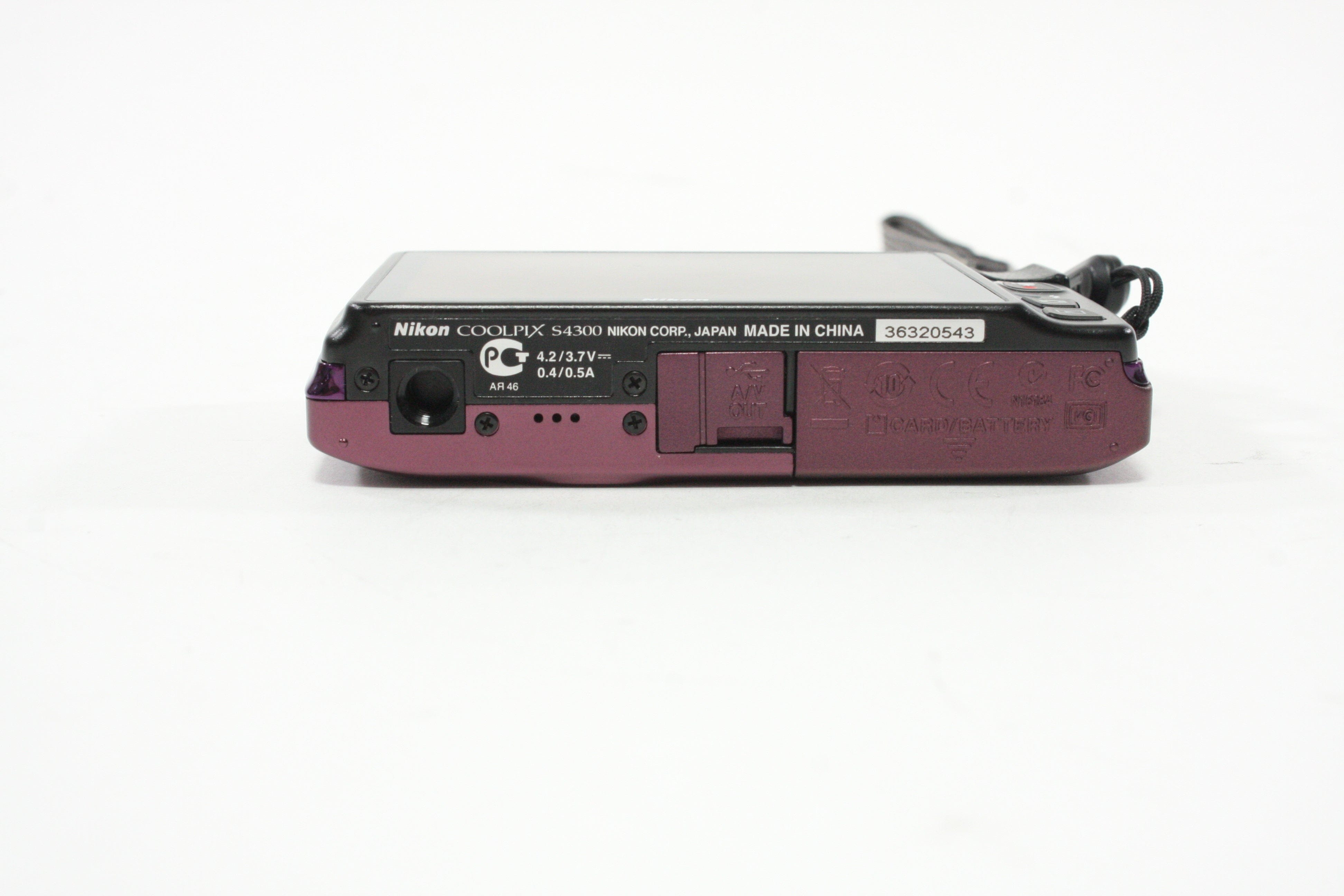 Nikon Coolpix S4300 Digital Point-and-Shoot 6x Zoom 16mp (Purple)