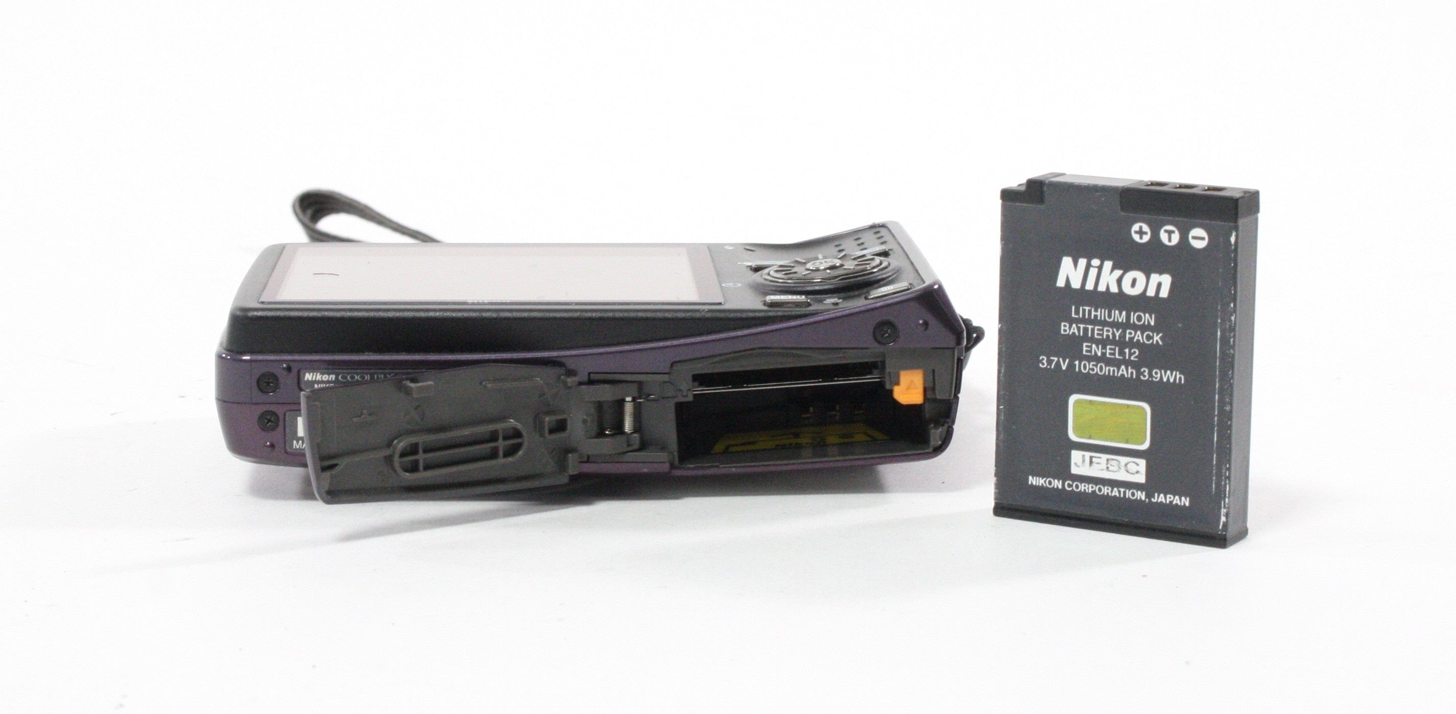 Nikon CoolPix S630 Digital Point-and-Shoot 7x Zoom 12.0mp (Purple)