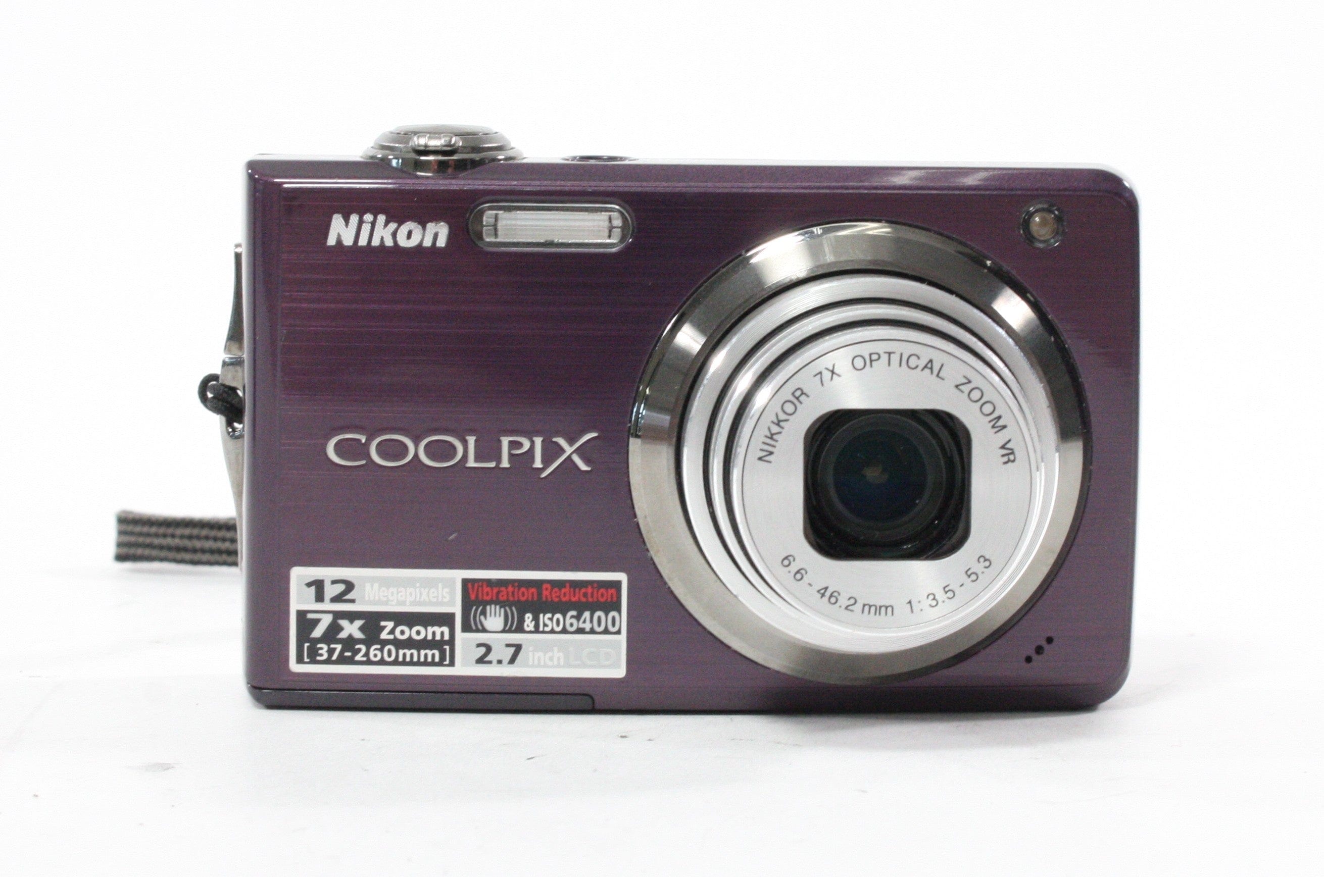 Nikon CoolPix S630 Digital Point-and-Shoot 7x Zoom 12.0mp (Purple)