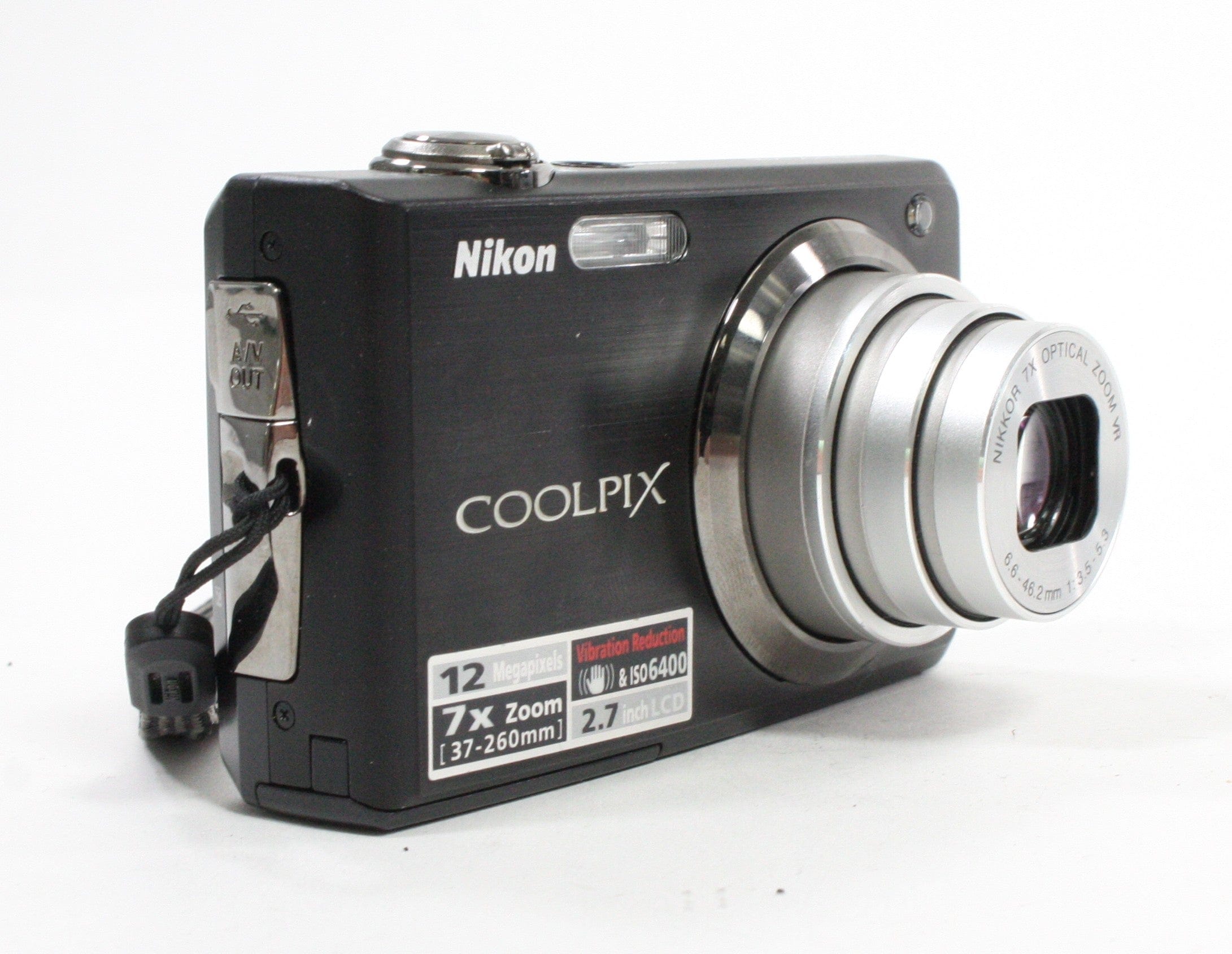 Nikon CoolPix S630 Point-and-Shoot Digital Camera 7x Zoom 12.0mp (Black)