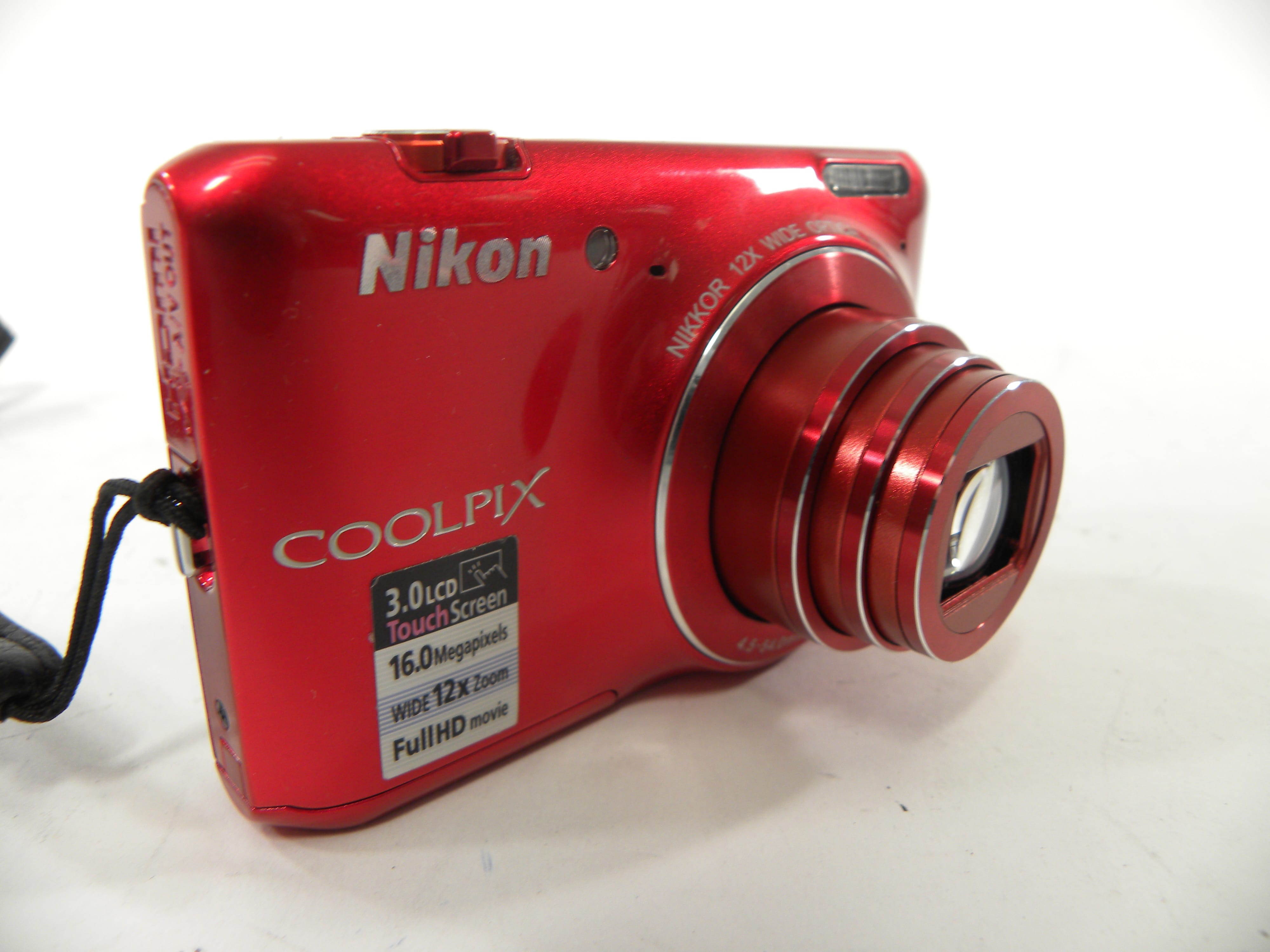 Nikon Coolpix S6400 16.0mp Digital Camera (RED) AS IS No Returns!!