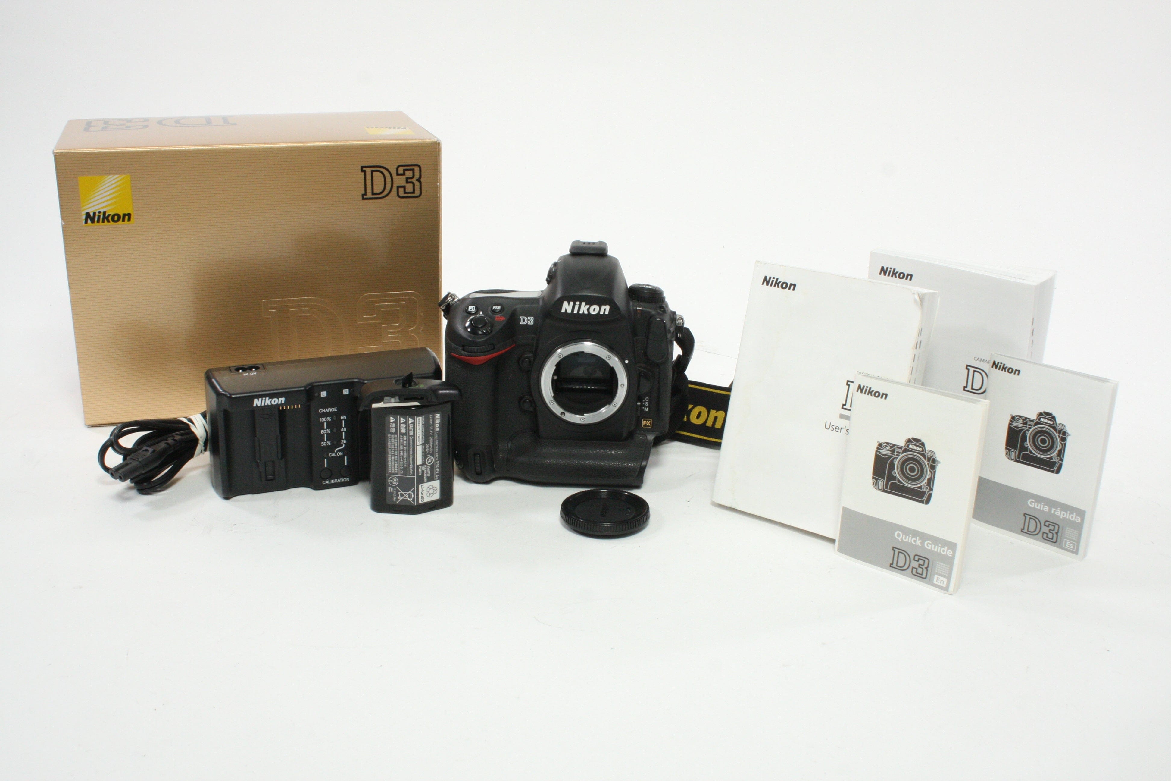 Nikon D3 DSLR Camera Body with a Shutter Count of 33,923