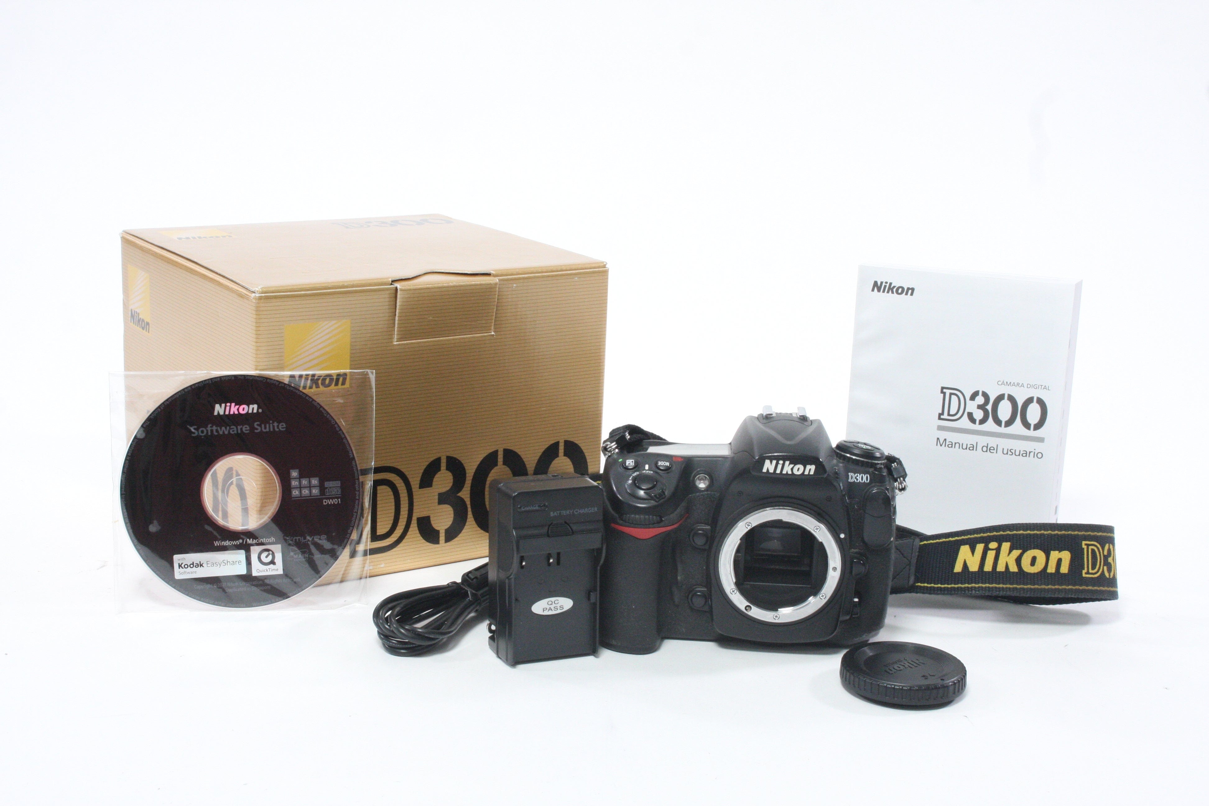 Nikon D300 Digital SLR Camera Body with Shutter Count 129,624