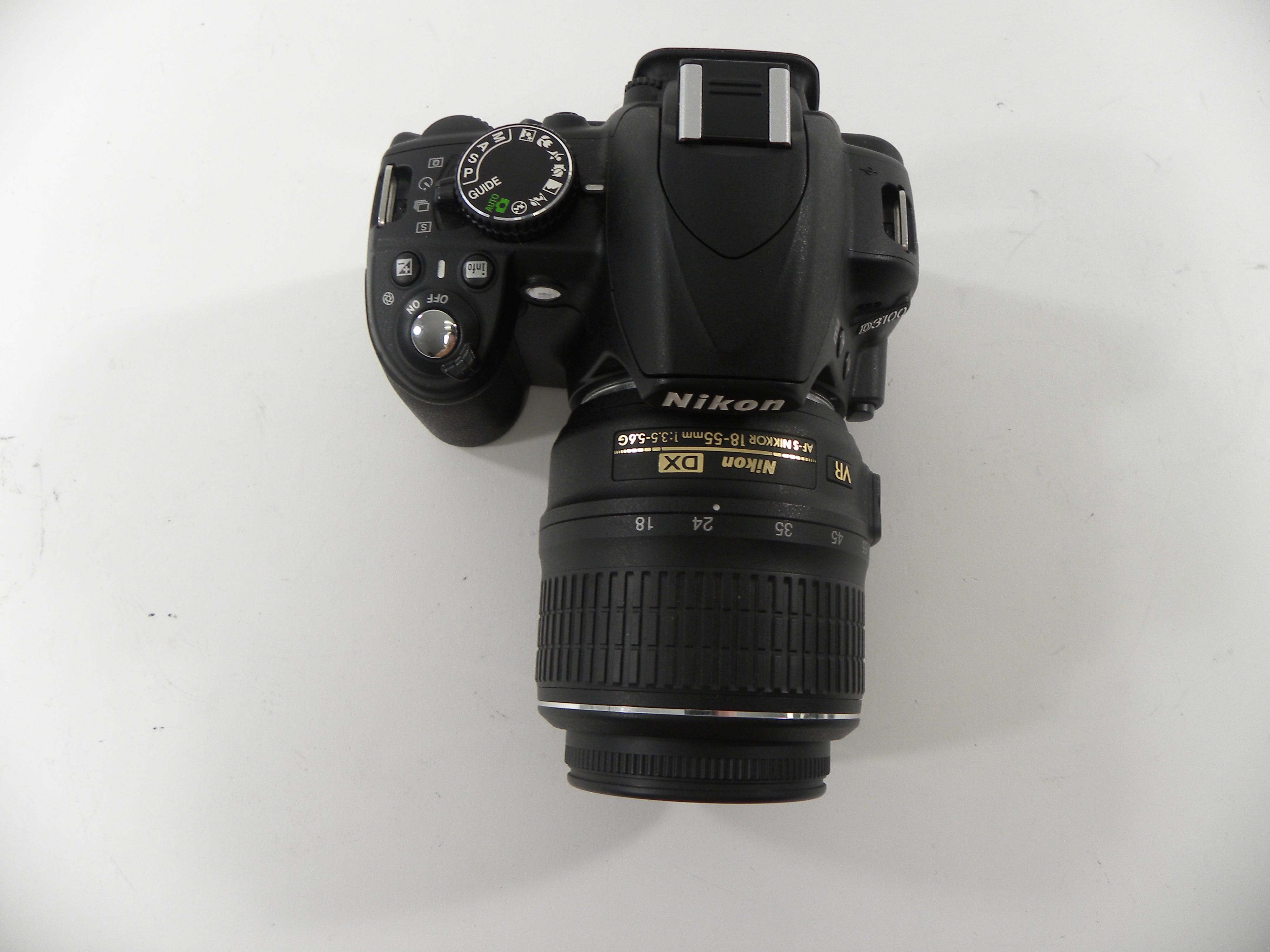 Nikon D3100 14.2mp Digital SLR w/AF-S 18-55 DX VR Shutter Ct. 5,751