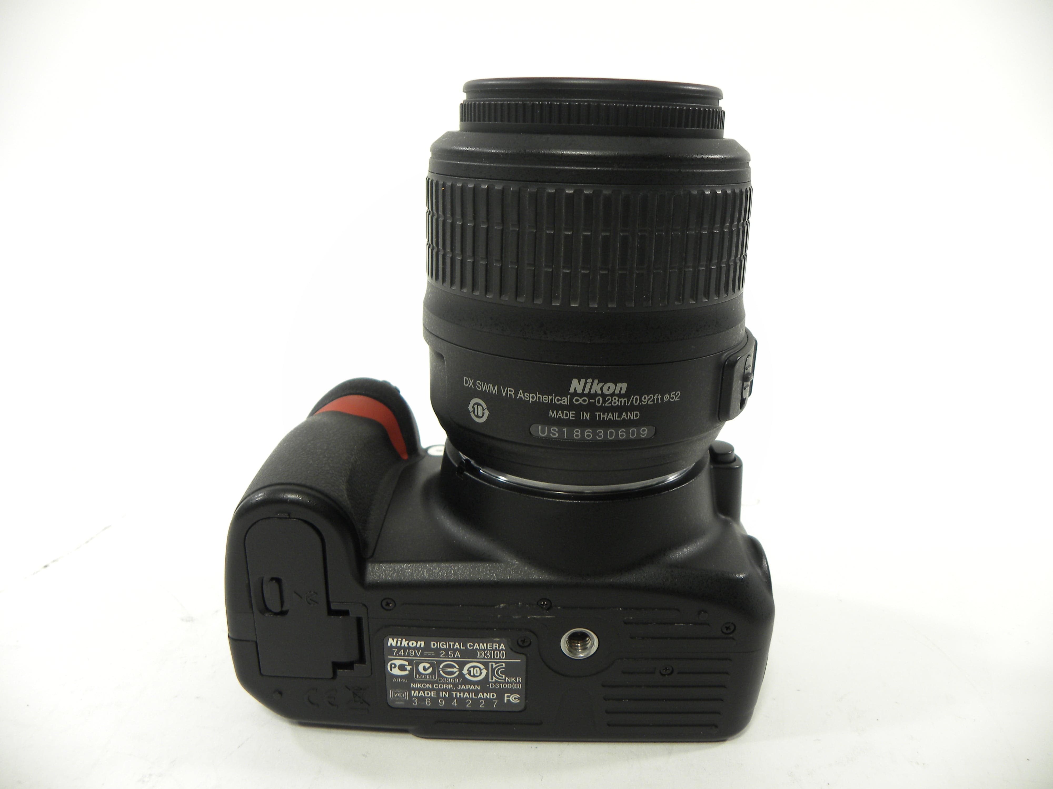 Nikon D3100 14mp Digital SLR w/AF-S Nikkor 18-55 f3.5-5.6G DX VR