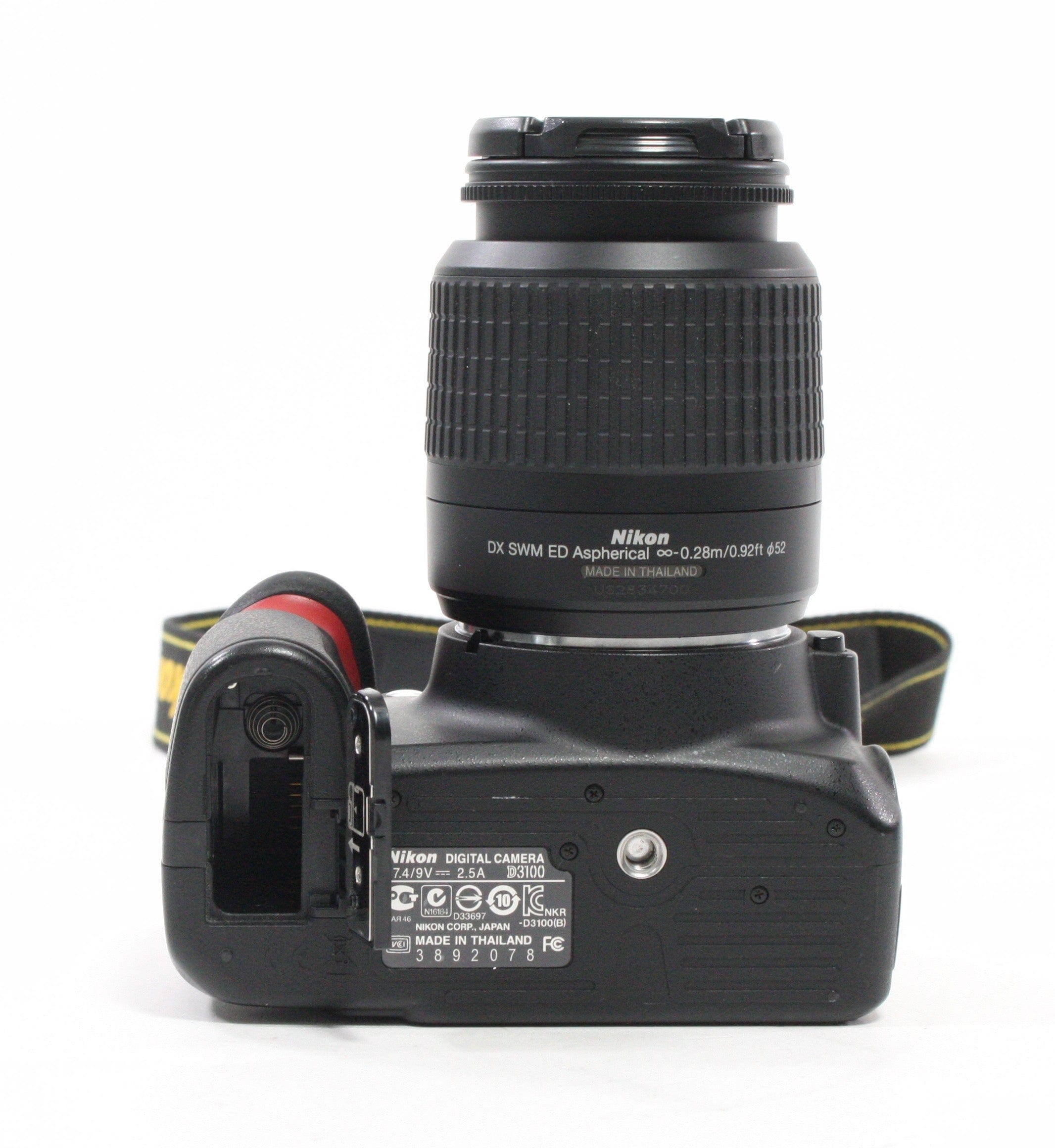 Nikon D3100 Digital SLR with 18-55mm f/3.5-5.6G ED Lens with Shutter Count 11,885