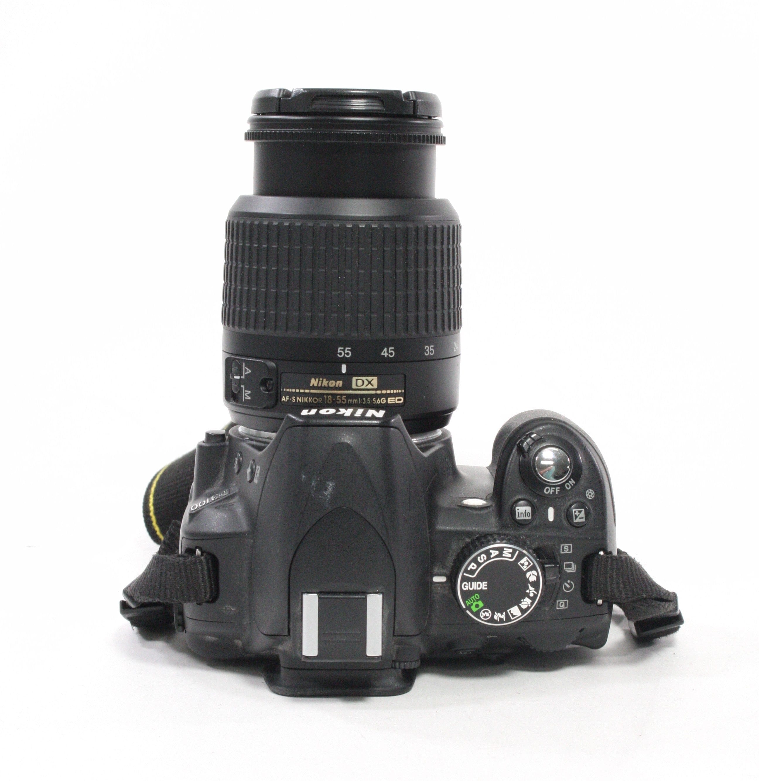 Nikon D3100 Digital SLR with 18-55mm f/3.5-5.6G ED Lens with Shutter Count 11,885