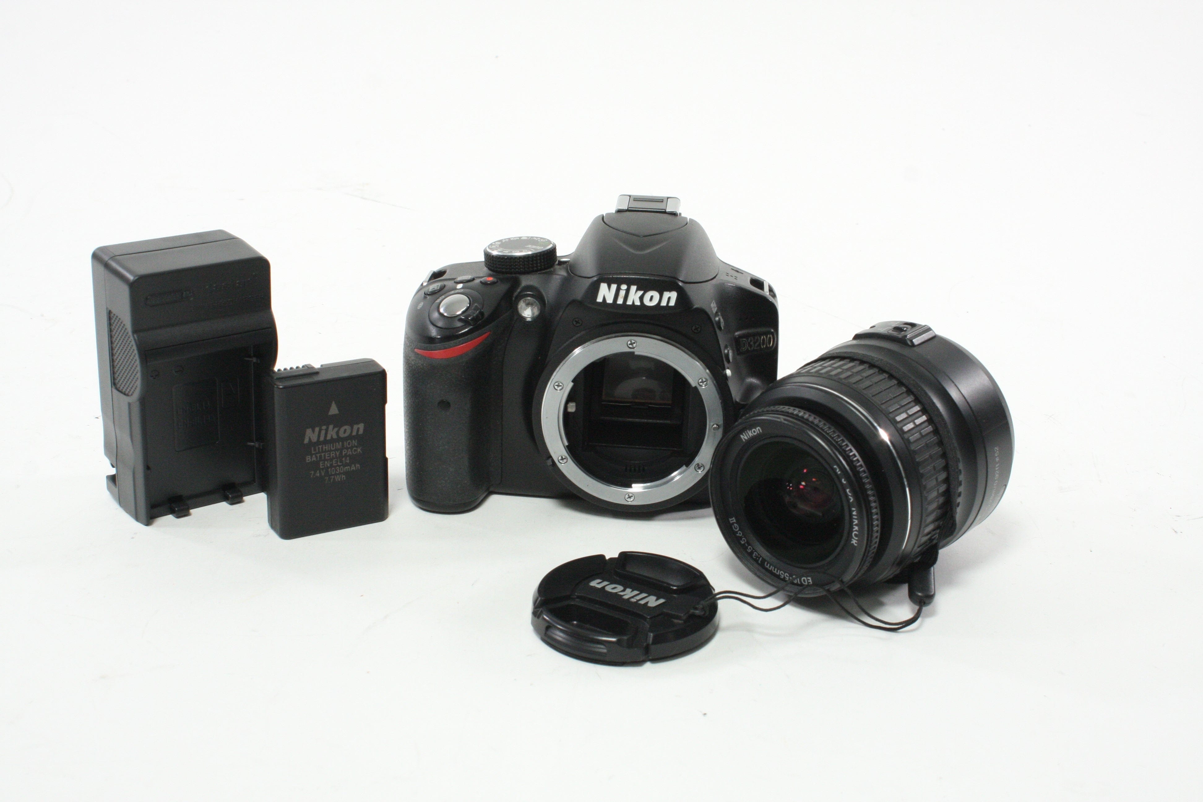 Nikon D3200 DSLR Camera With 18-55mm f/3.5-5.6 Lens Shutter Count 6,702