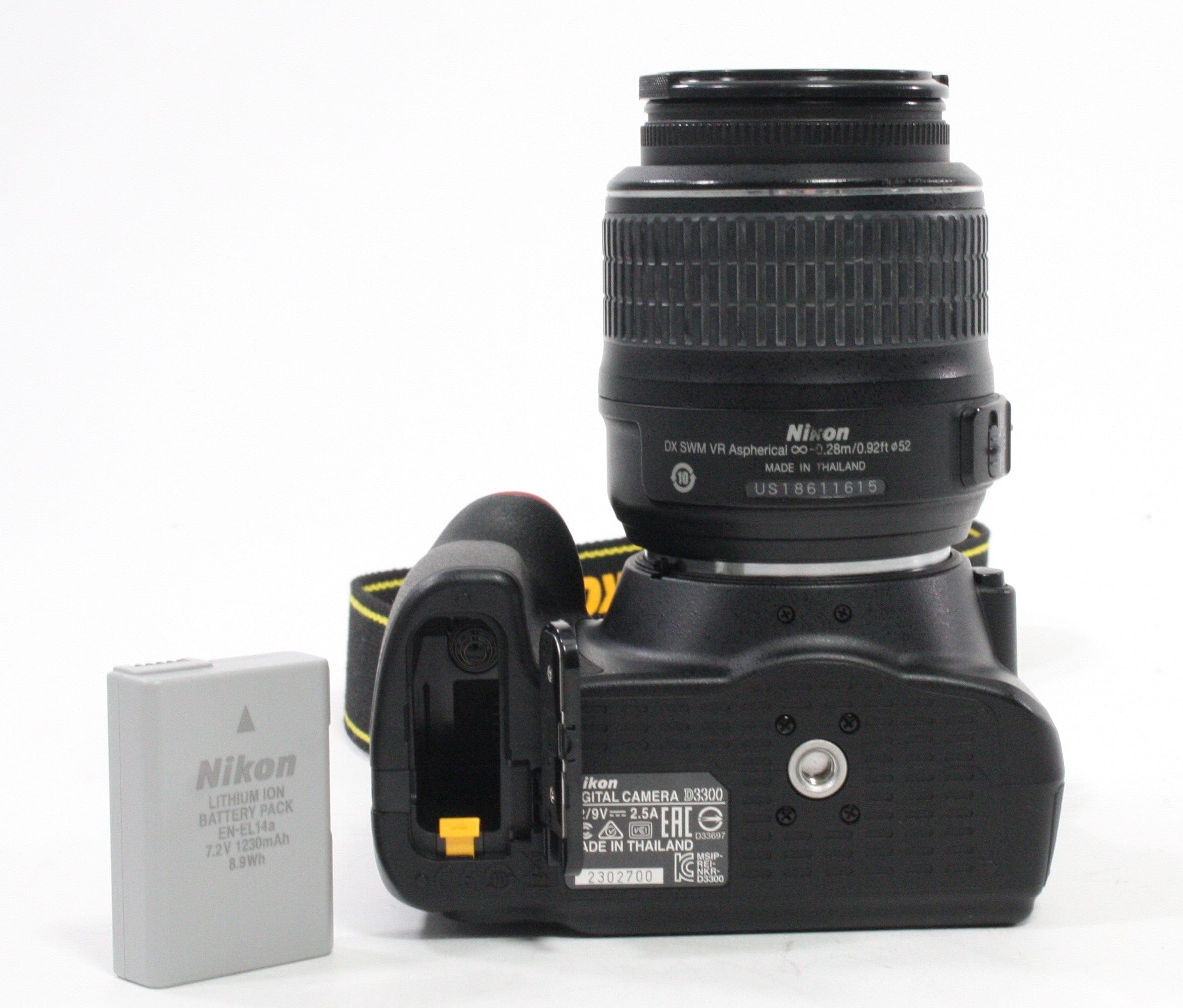 Nikon D3300 Digital SLR Camera with18-55mm f/3.5-5.6G VR Lens with Shutter Count ONLY 242