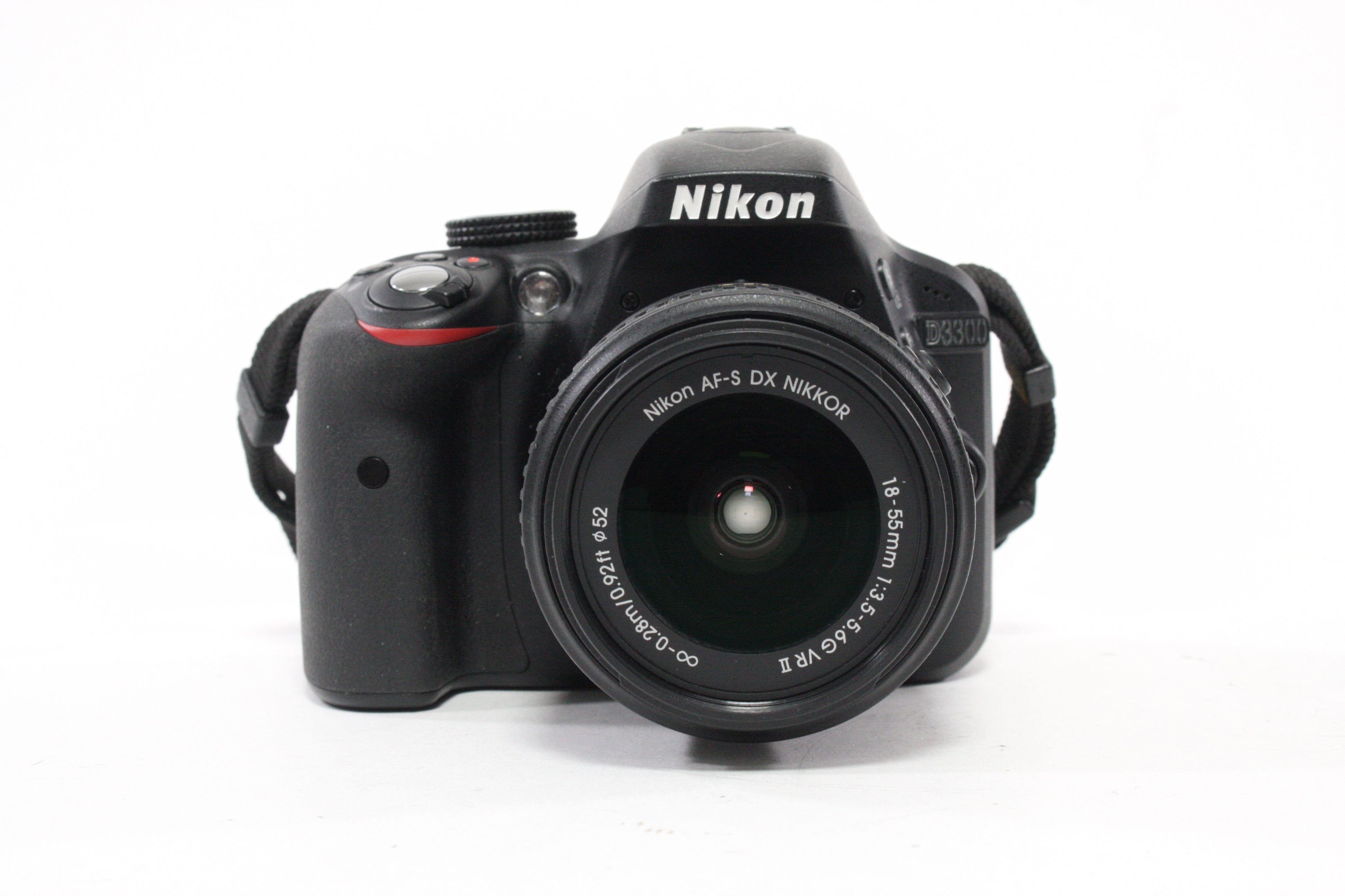 Nikon D3300 DSLR with 18-55mm f/3.5-5.6 II AF-S Lens Shutter Count 565