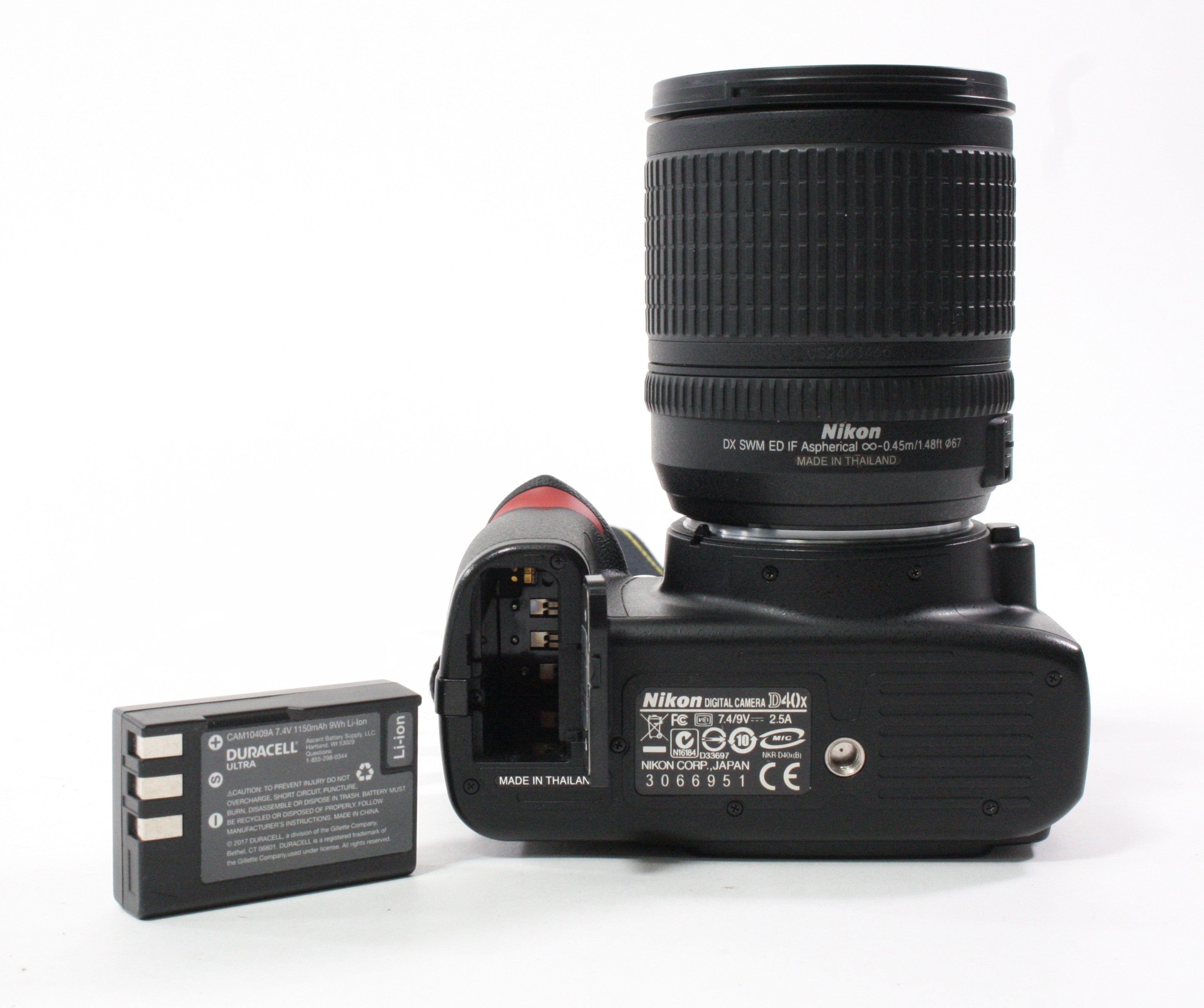 Nikon D40X Digital SLR Camera with 18-135mm f/3.5-5.6G w Shutter Count 23,048