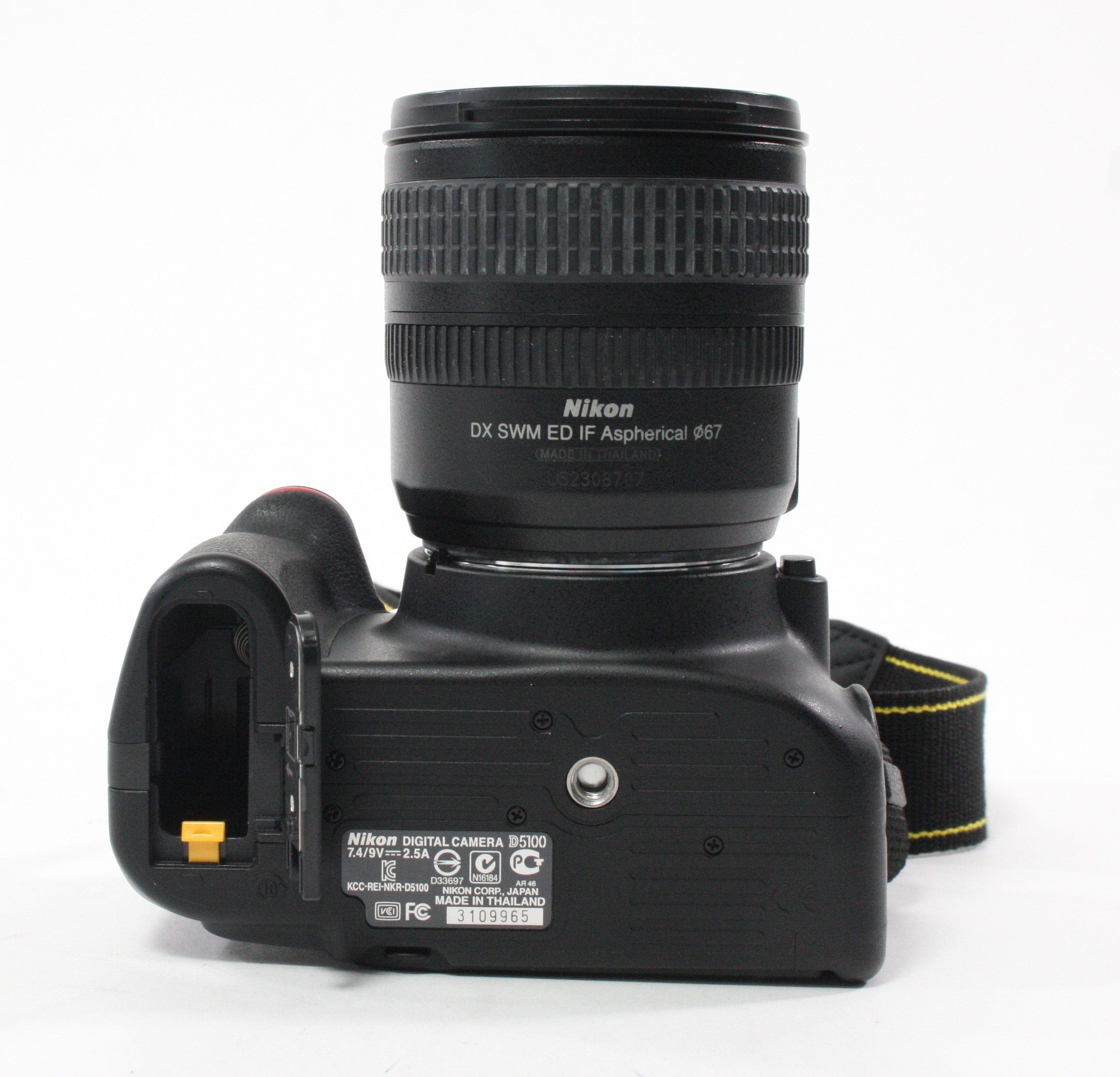 Nikon D5100 DSLR with Nikon 18-70mm f/3.5-4.5G DX ED AF-S Lens with Shutter Count 990
