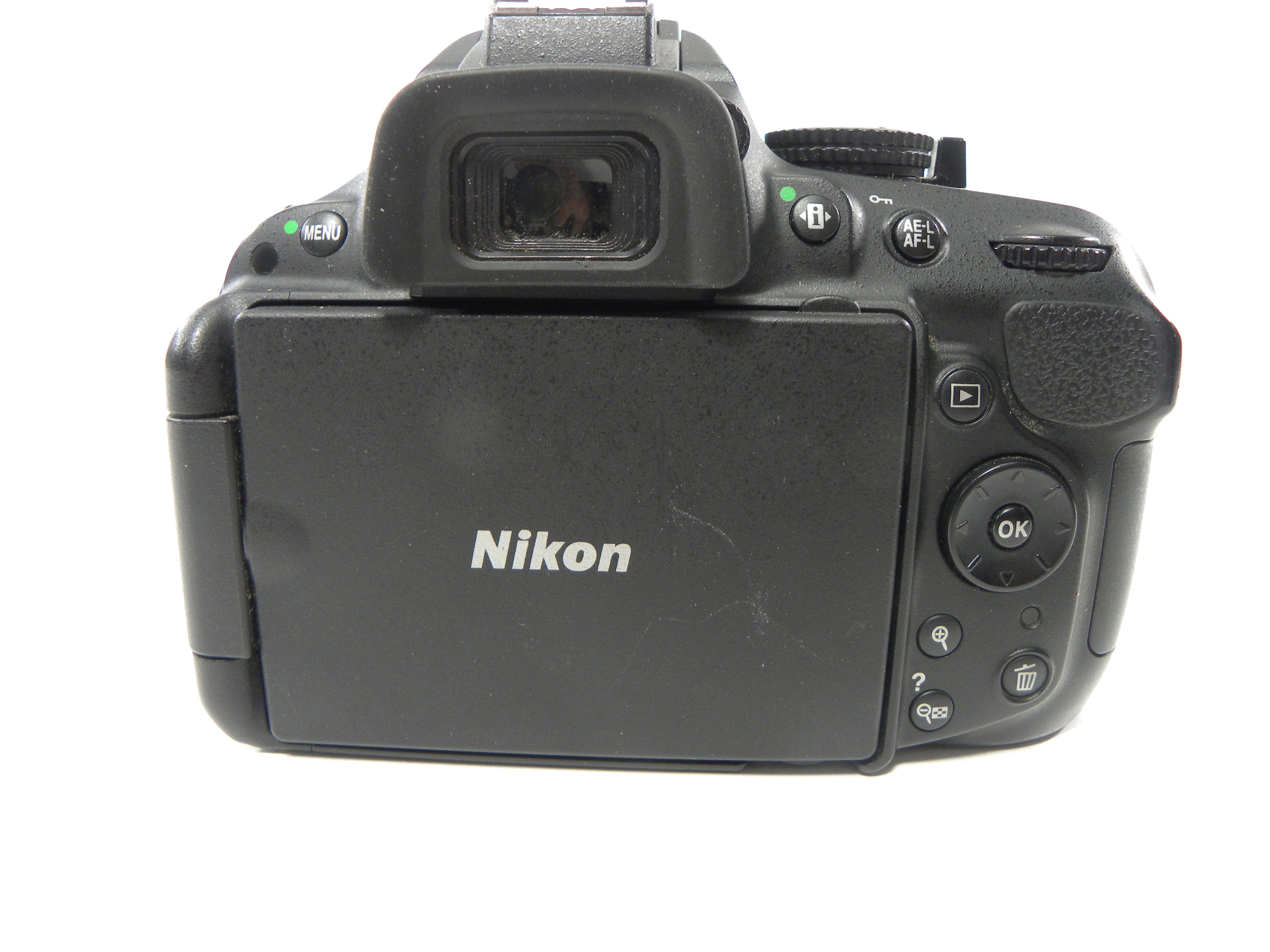 Nikon D5200 24.1mp Digital SLR Body Only Shutter Ct. 7,584