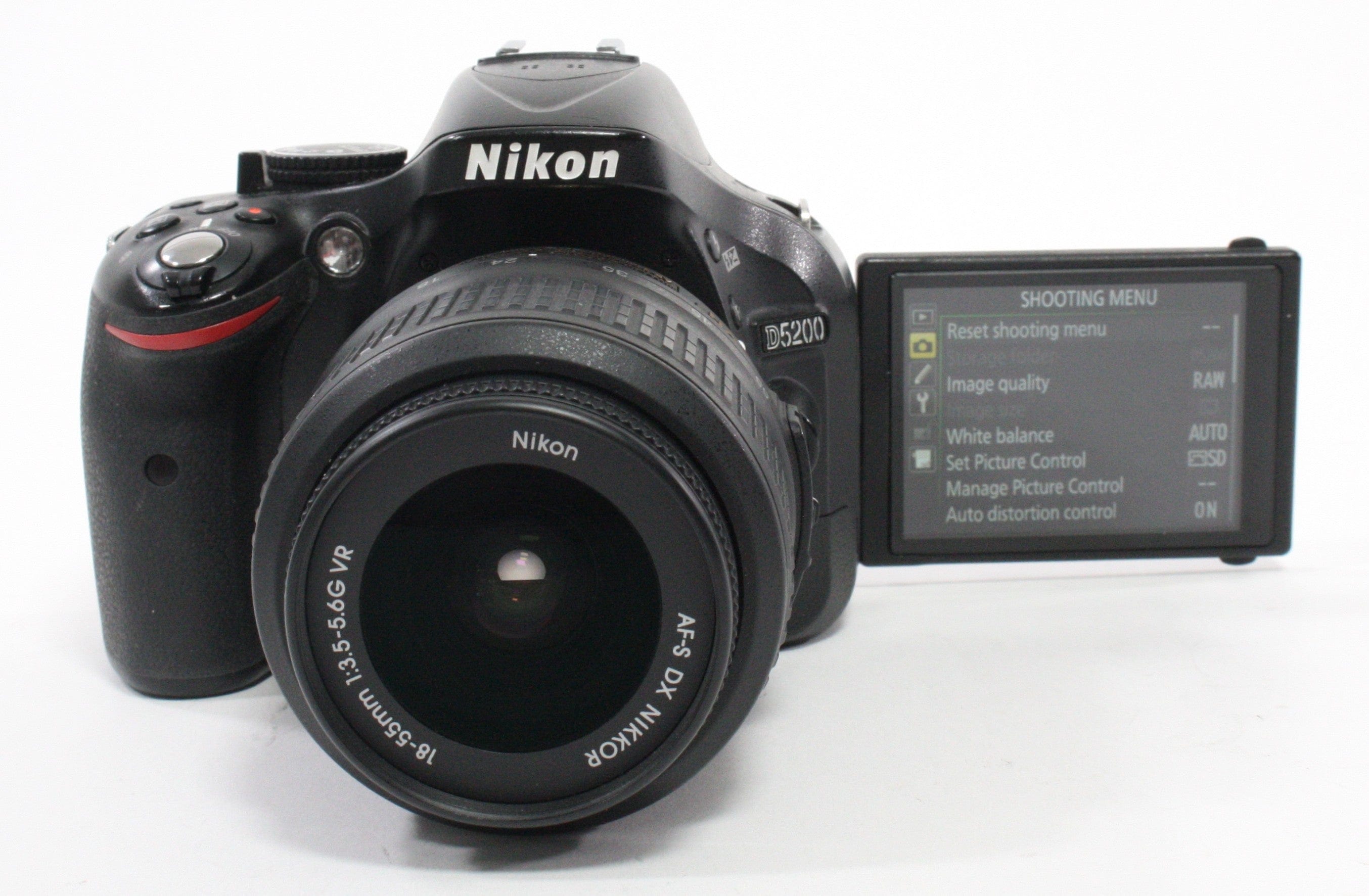 Nikon D5200 Digital Camera with 18-55mm f/3.5-5.6 VR Lens SC#10,887