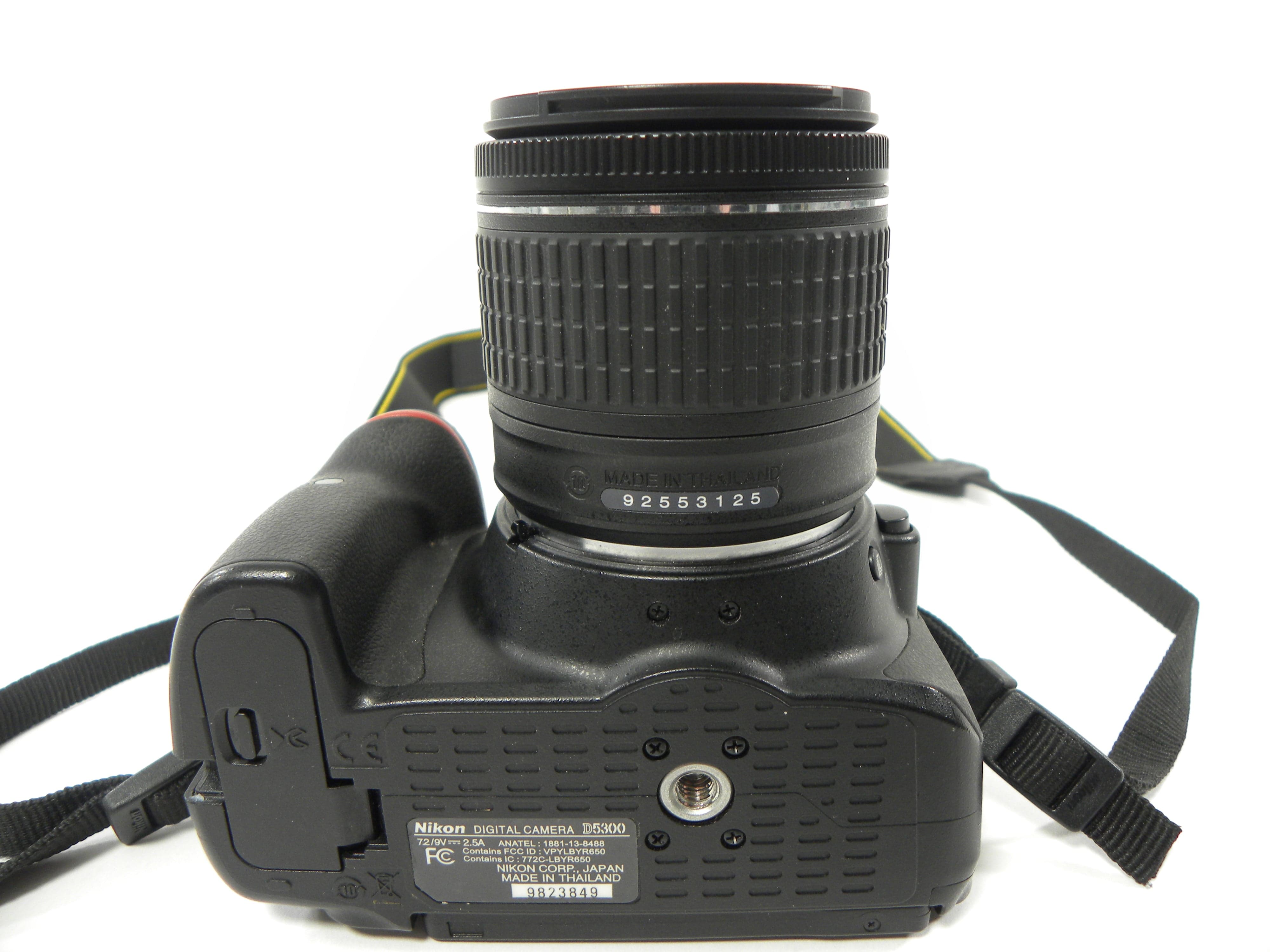 Nikon D5300 24.2mp Digital SLR w/AF-P Nikkor 18-55 VR DX S/C 5,551