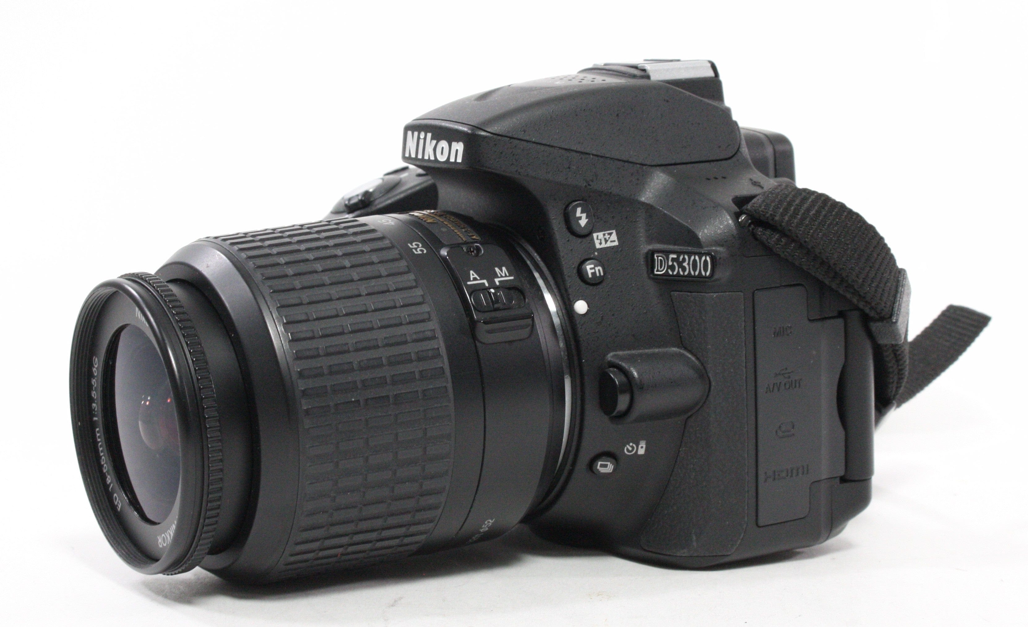 Nikon D5300 Digital SLR with 18-55mm f/3.5-5.6G Lens Shutter Count 3,192