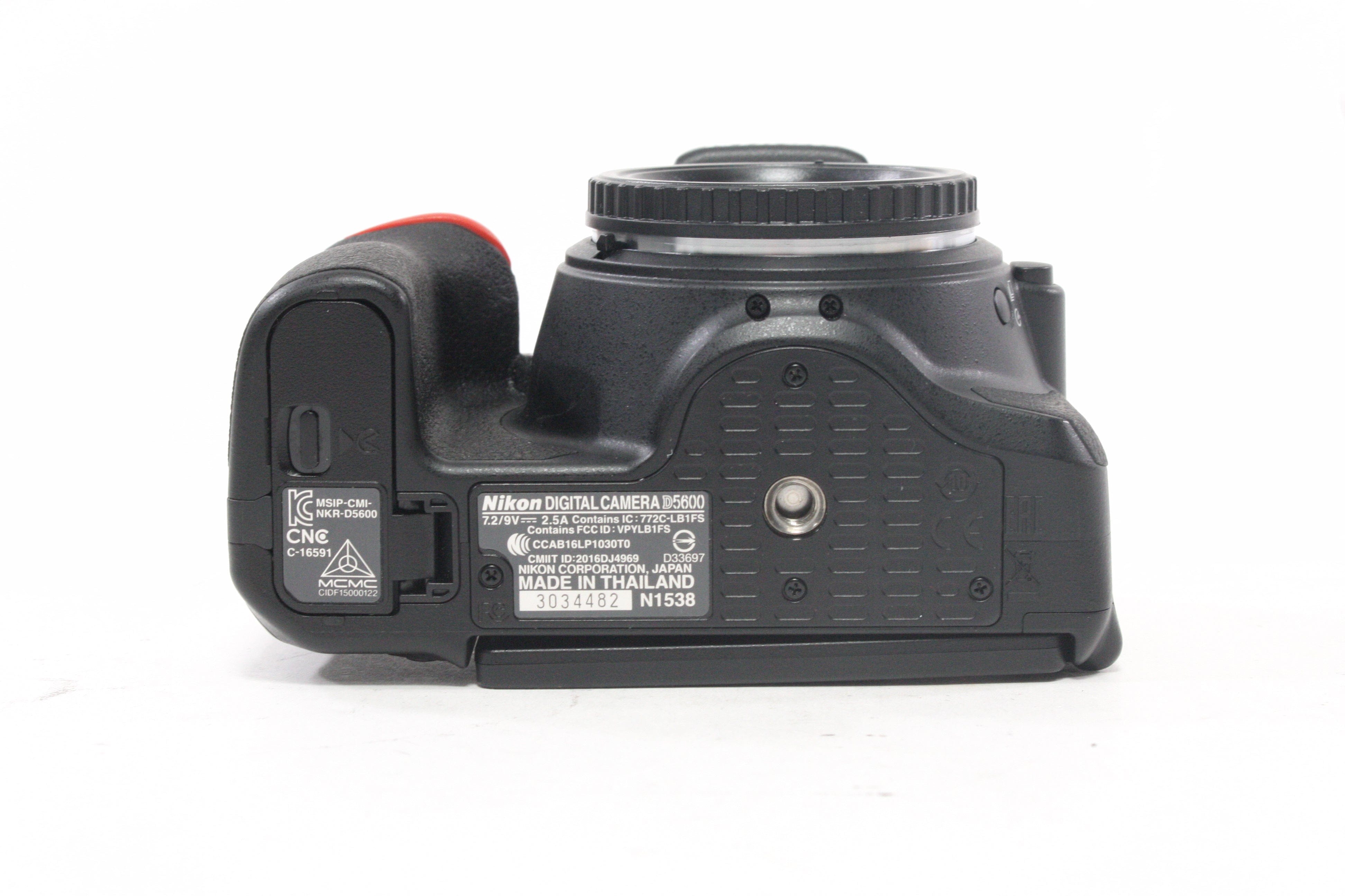 Nikon D5600 Digital SLR Camera Body with a Shutter Count of ONLY 866