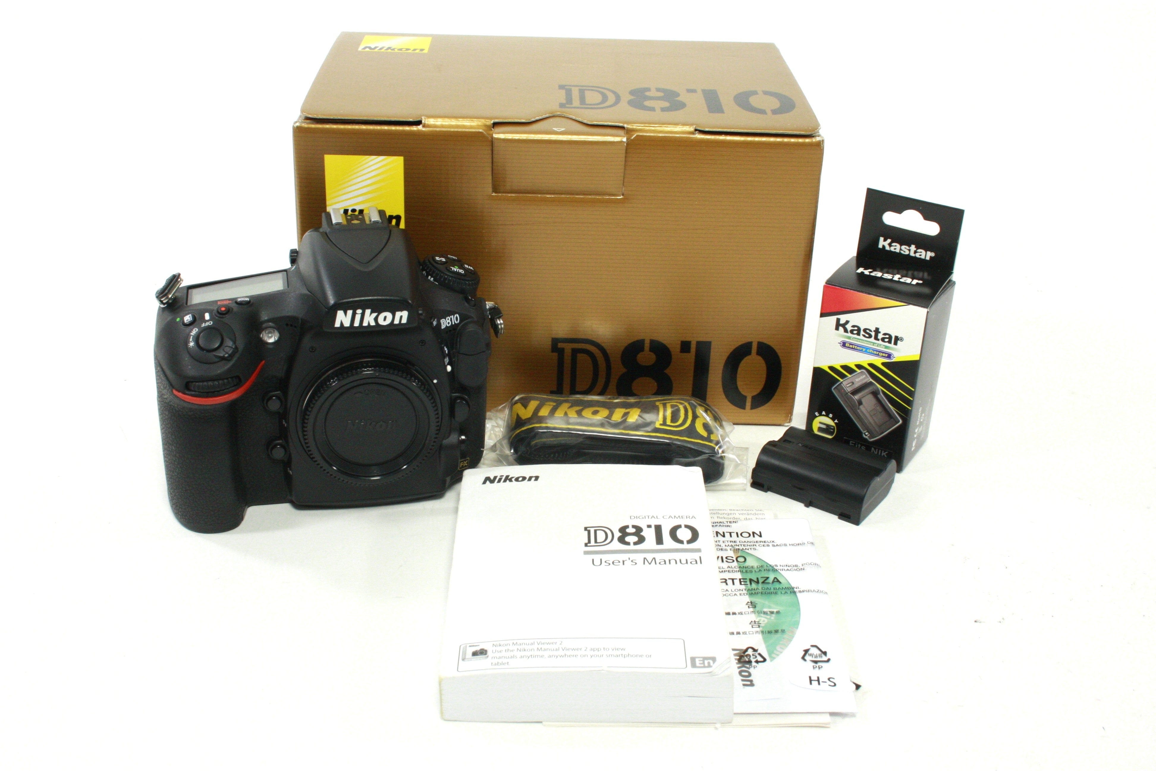 Nikon D810 Digital SLR Camera Body - Shutter Count ONLY 2,363!
