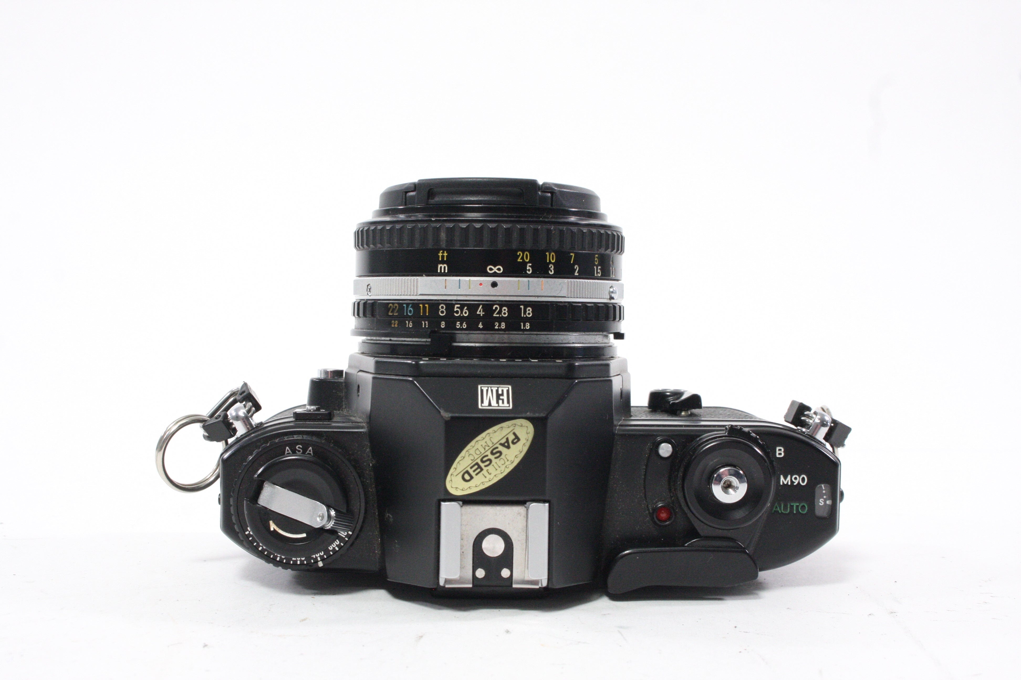 Nikon EM 35mm Camera with 50mm f/1.8 E Series Lens