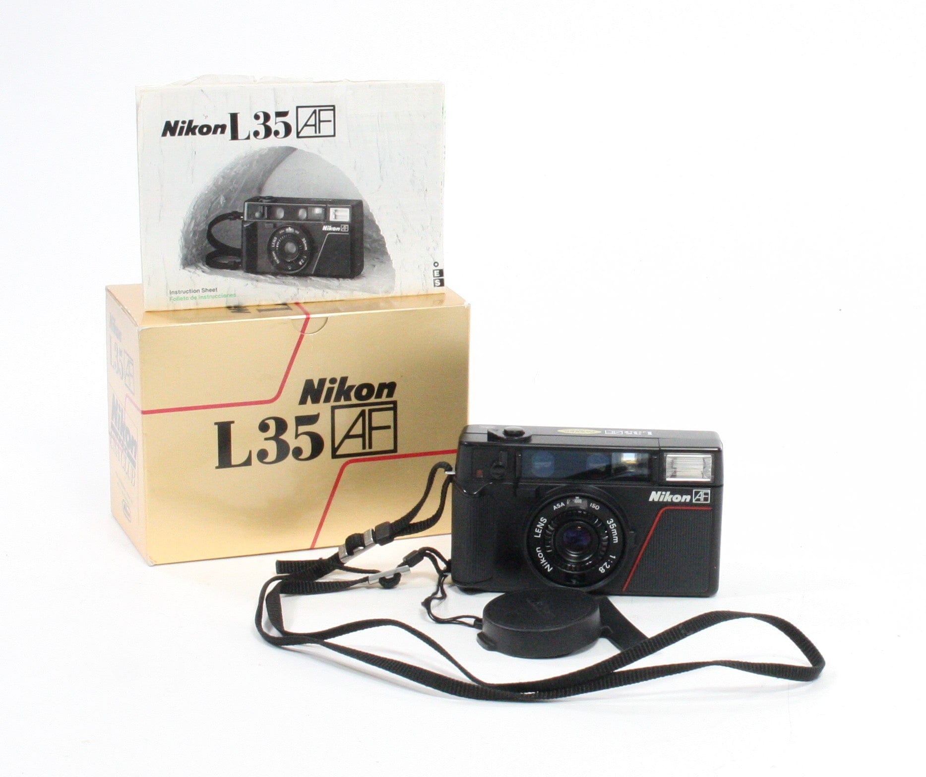 Nikon L35 AF 35mm Compact Camera with 35mm f/2.8 Lens 1000 ISO Version