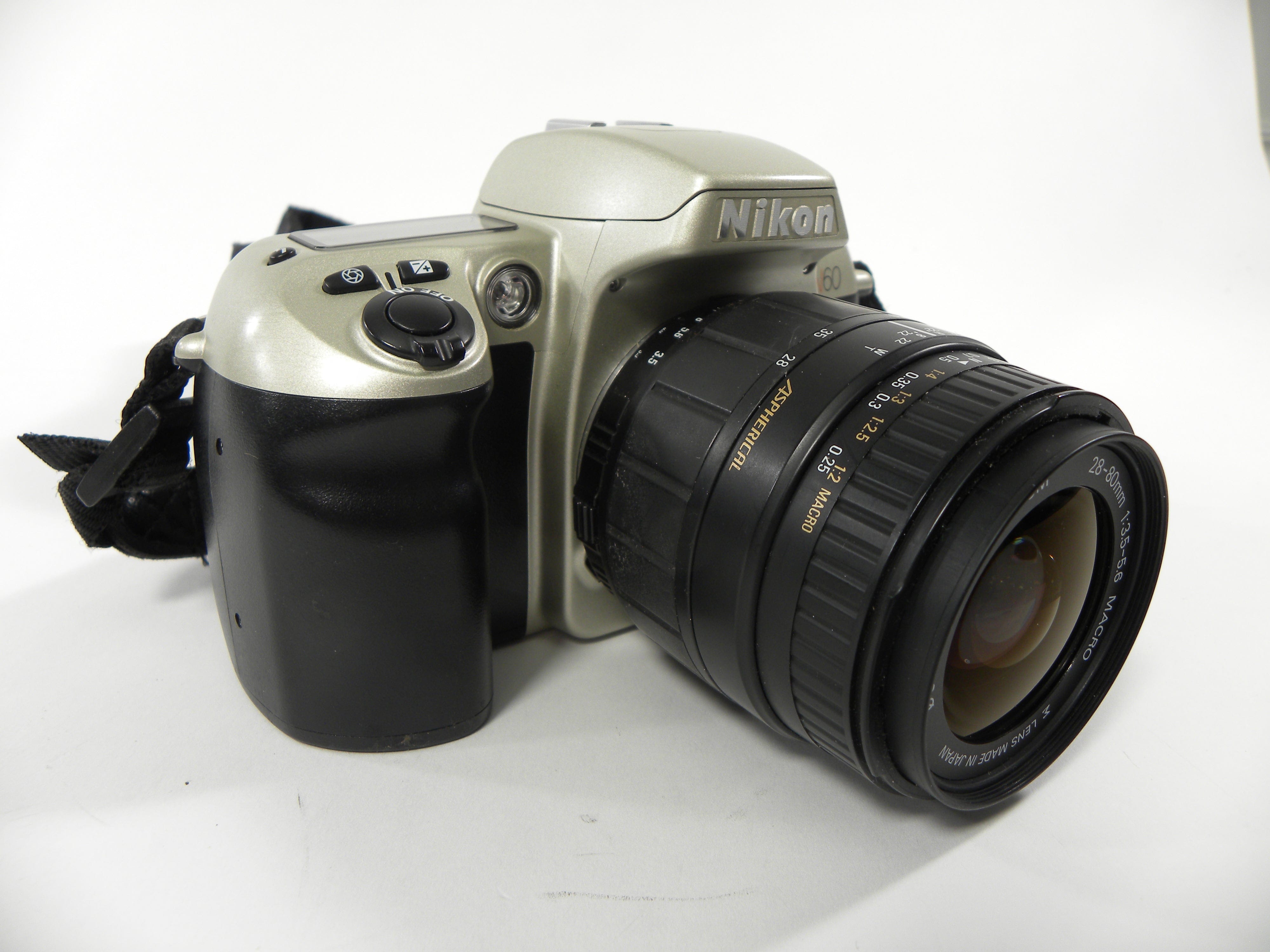 Nikon N60 35mm SLR w/Sigma 28-80 f3.5-5.6