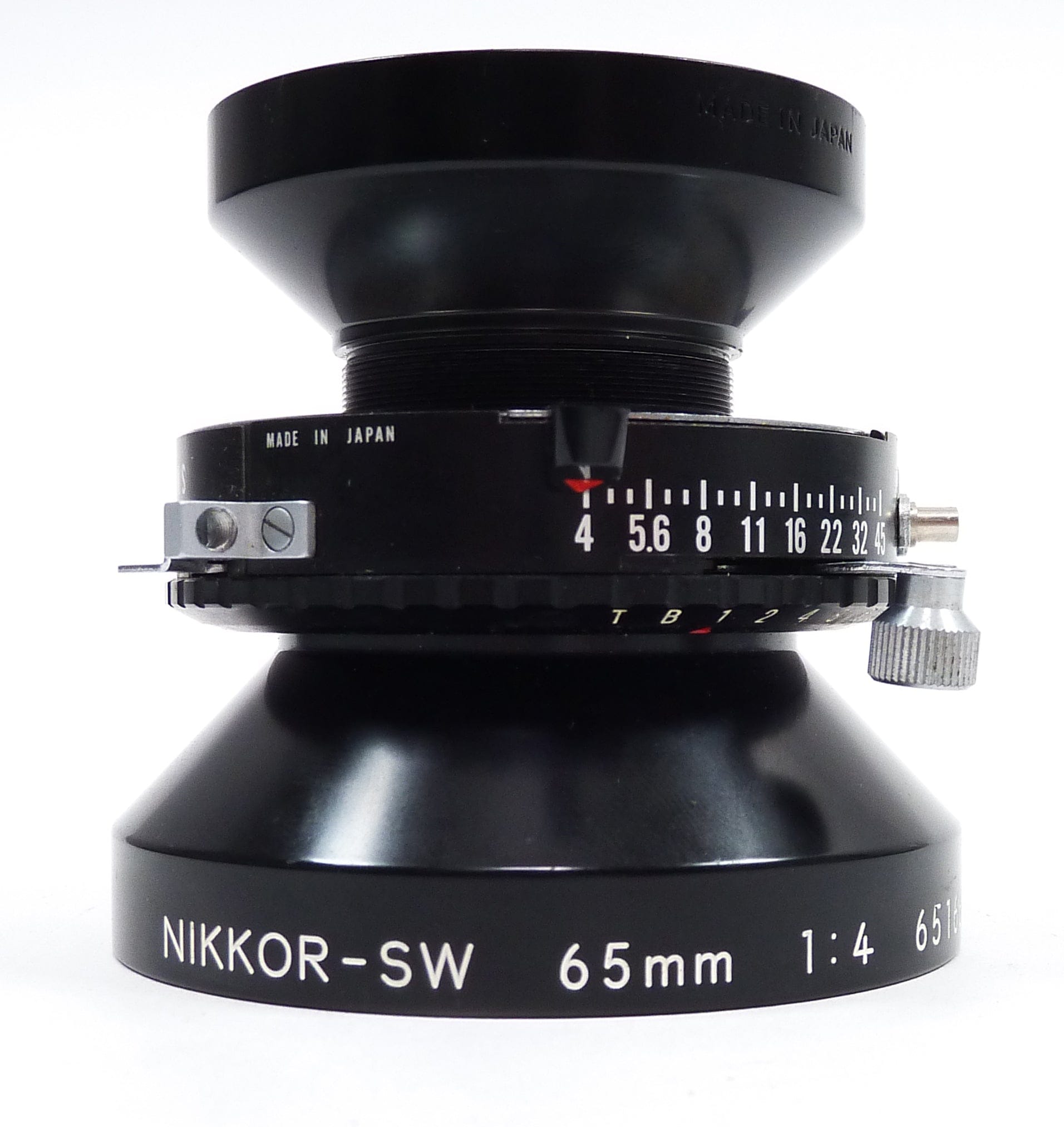 Nikon Nikkor-SW 65mm F4 Lens on Sinar 5.5" x 5.5" Lens Board