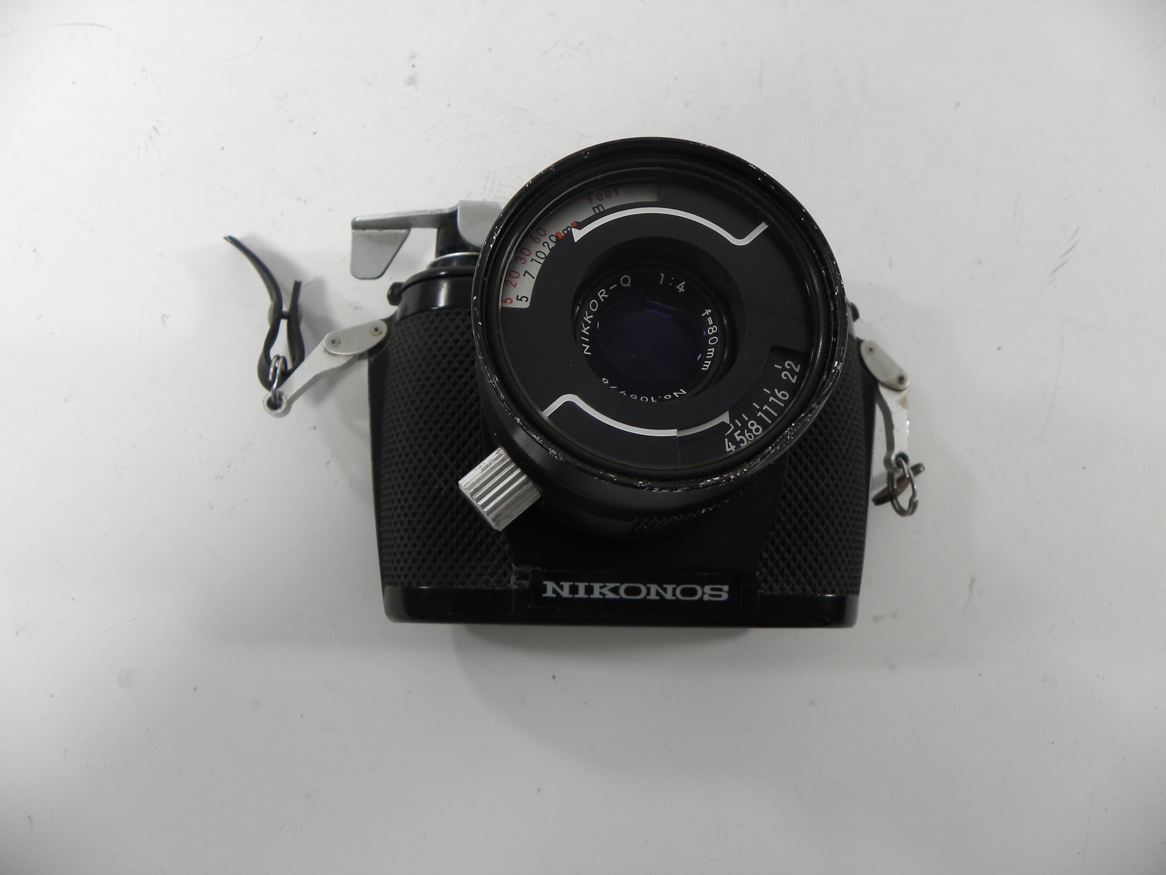 Nikonos II Underwater Camera w/80mm f4 lens AS IS