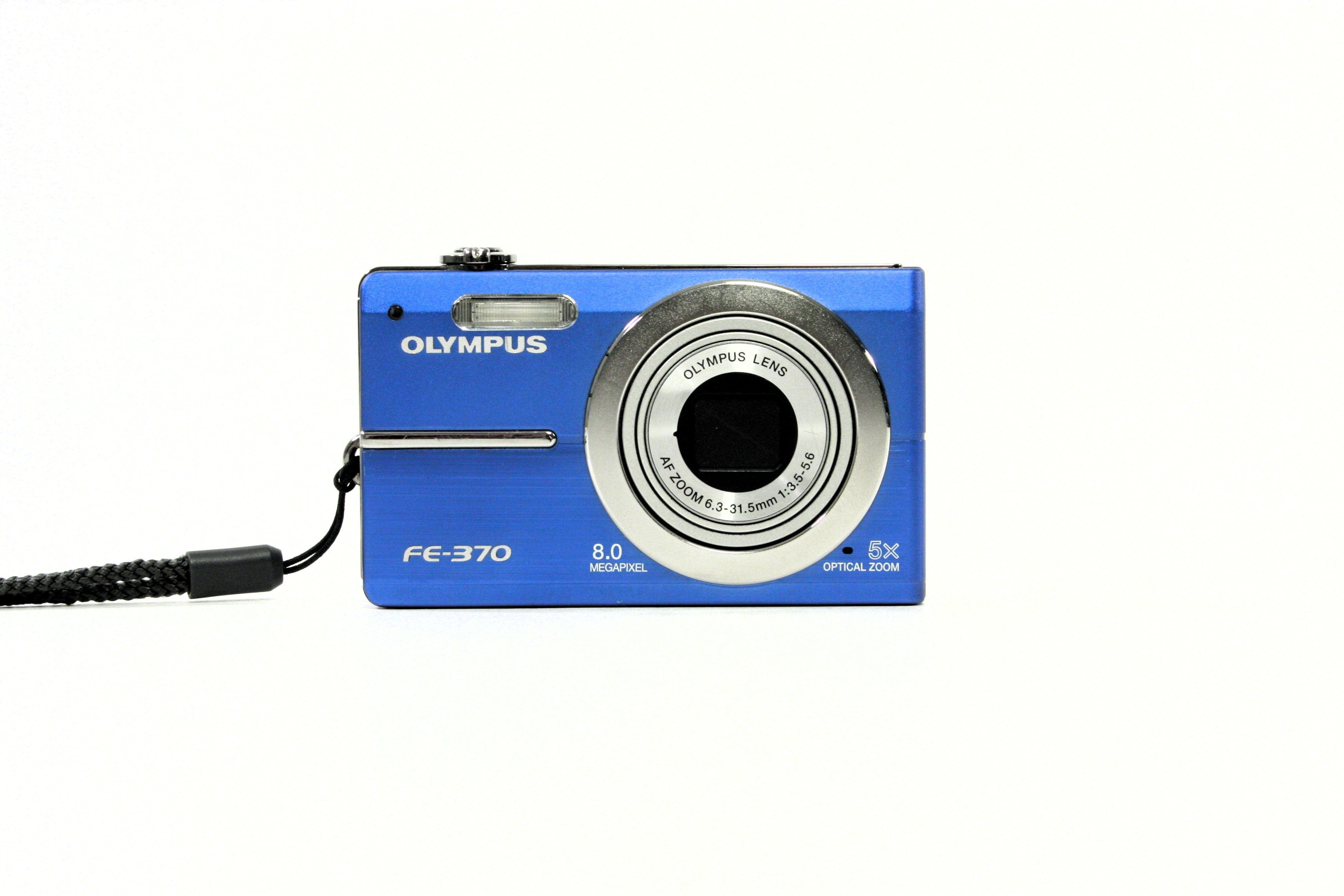 Olympus FE-370 Digital Point and Shoot Camera - 8MP (Blue)