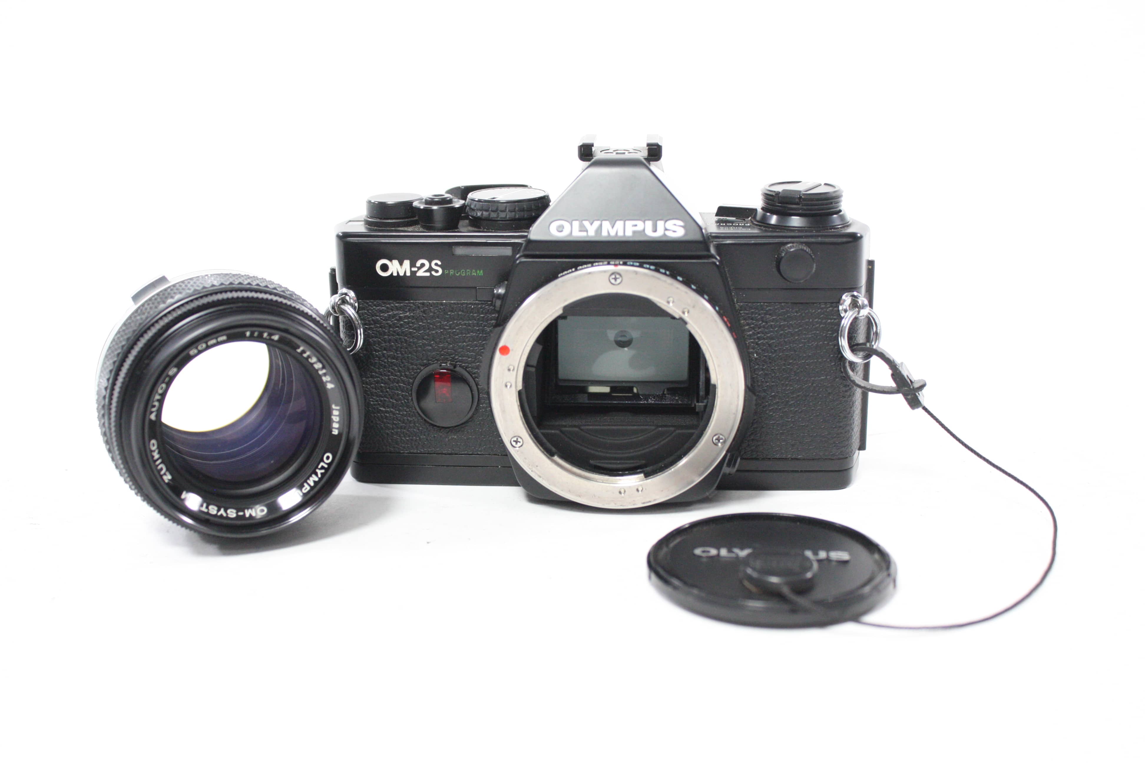 Olympus OM-2S 35mm SLR Camera with Olympus 50mm f/1.4 Zuiko Auto-S Lens