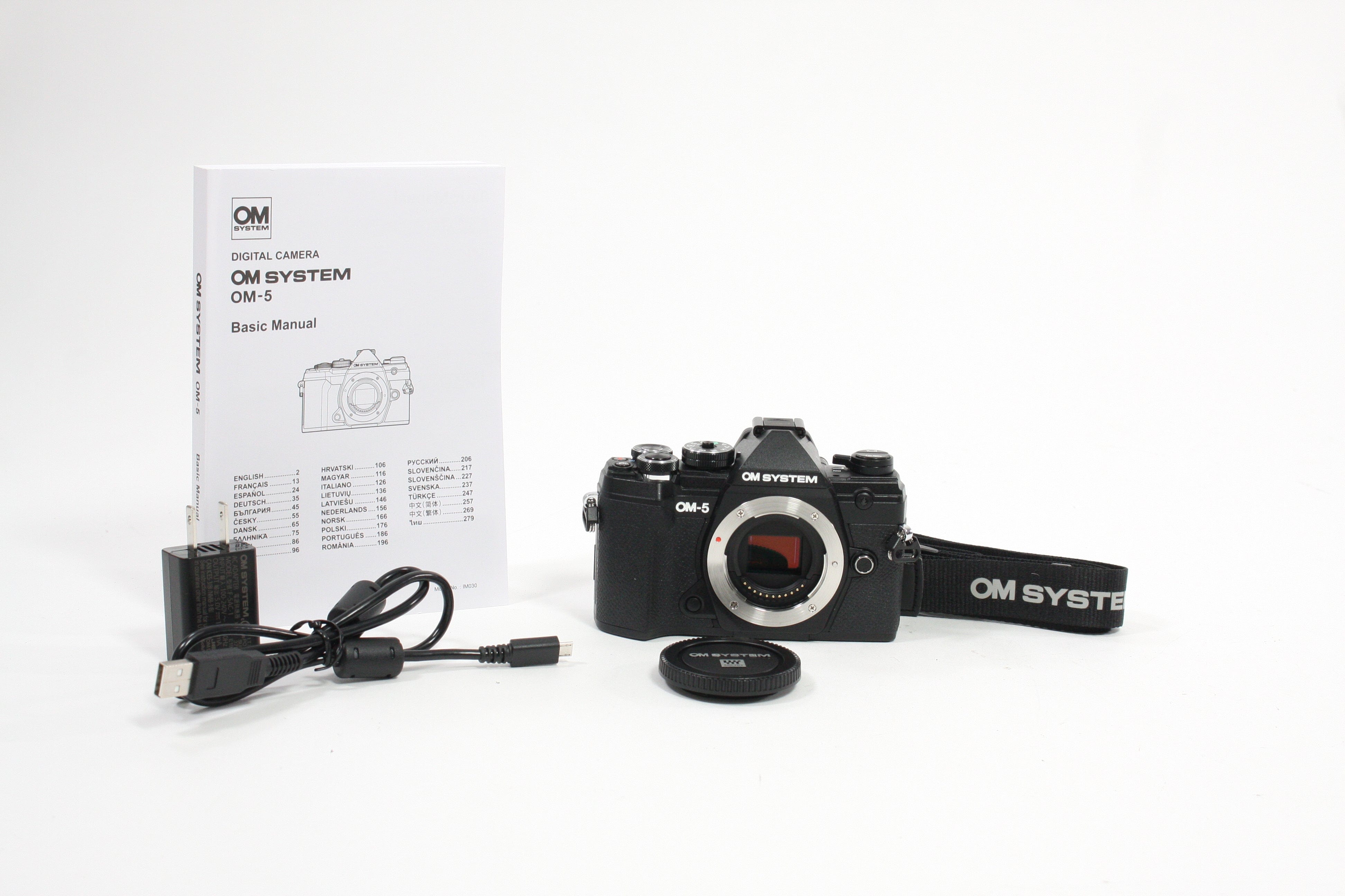 Olympus OM-5 Mirrorless Digital Camera Body with Shutter Count 564