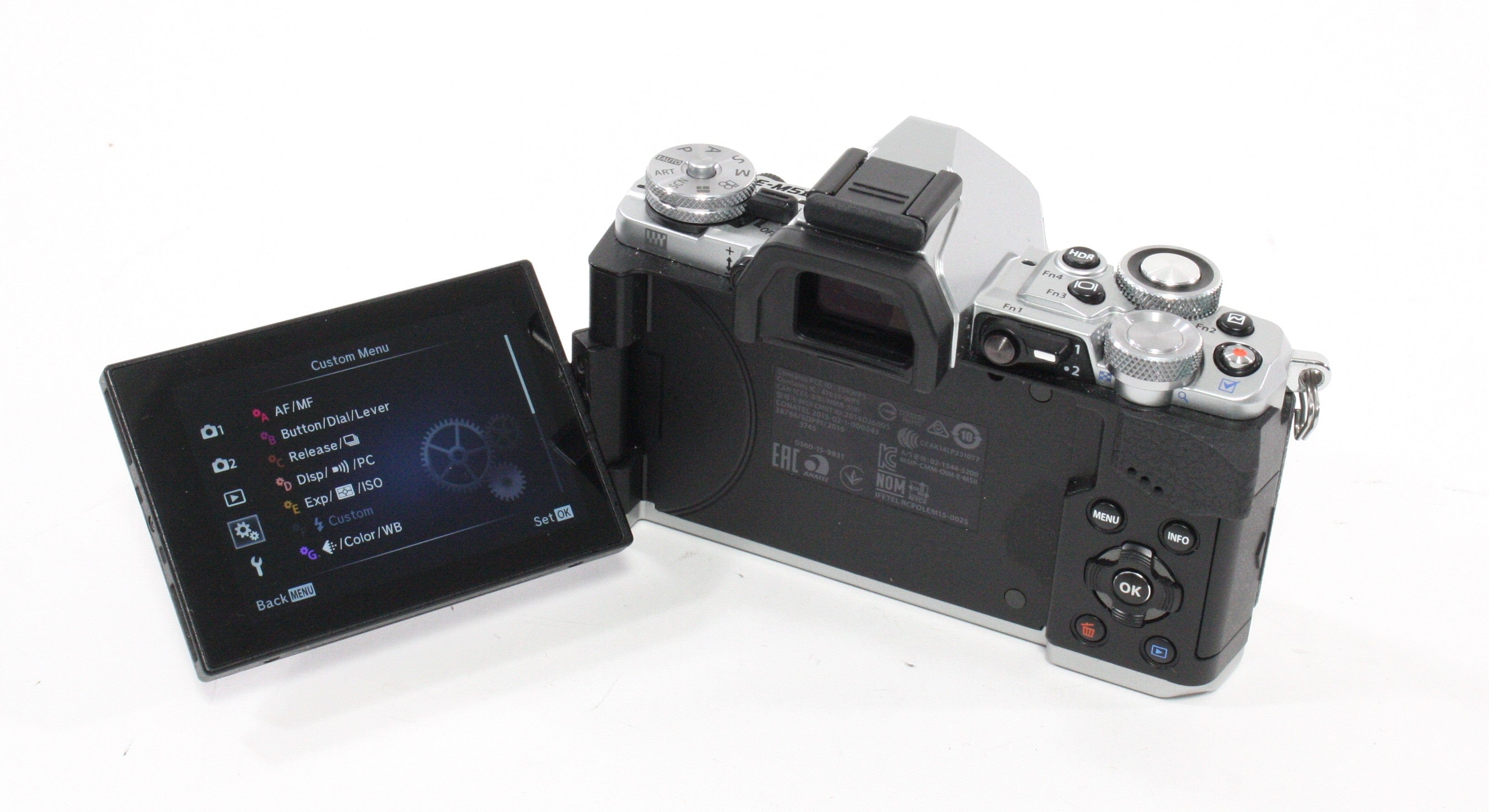 Olympus OM-D E-MS II Mirrorless Digital Camera with Flash Shutter Count 4,380