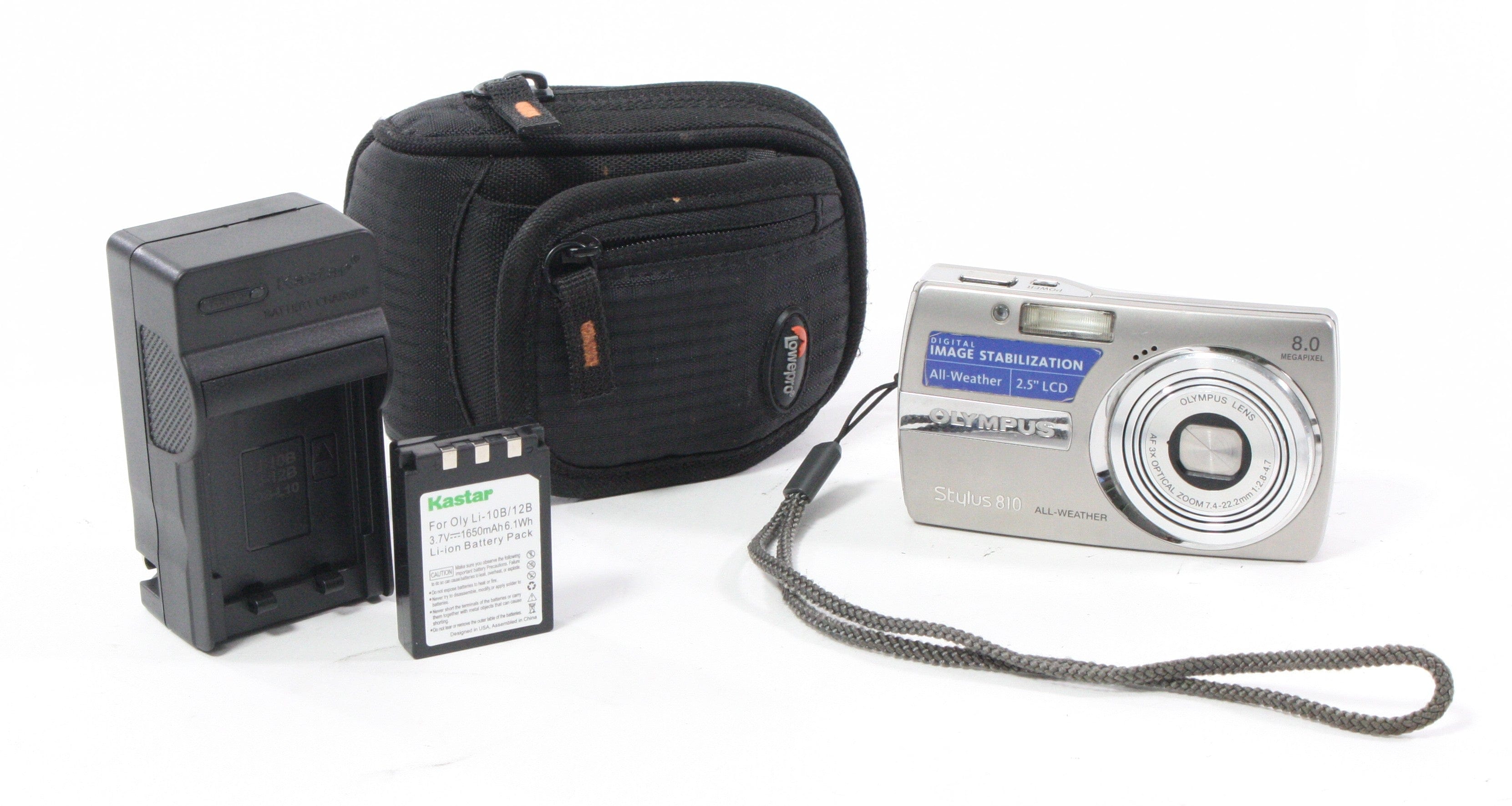 Olympus Stylus 810 All-Weather Digital Camera 3x Zoom 8.0mp