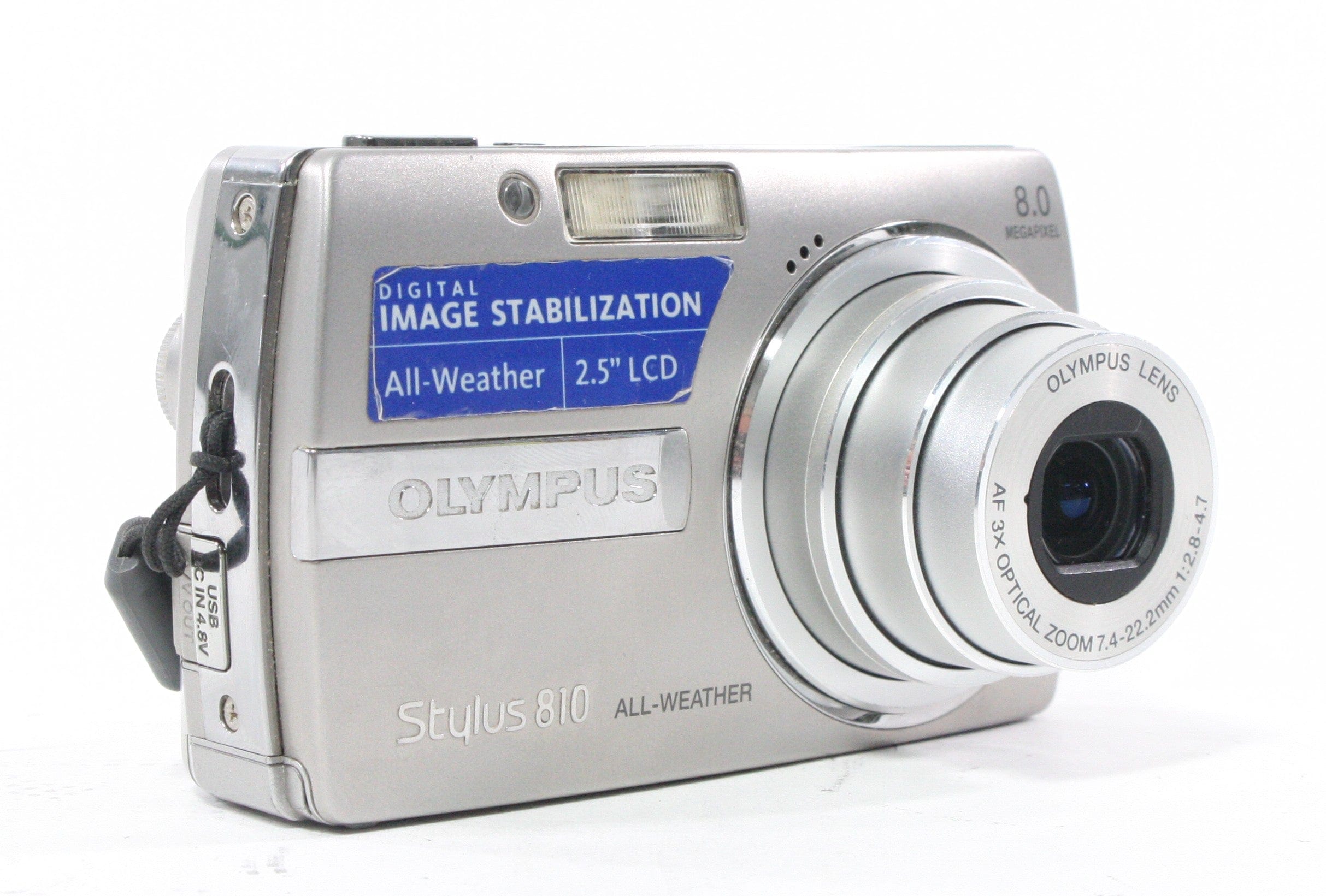 Olympus Stylus 810 All-Weather Digital Camera 3x Zoom 8.0mp