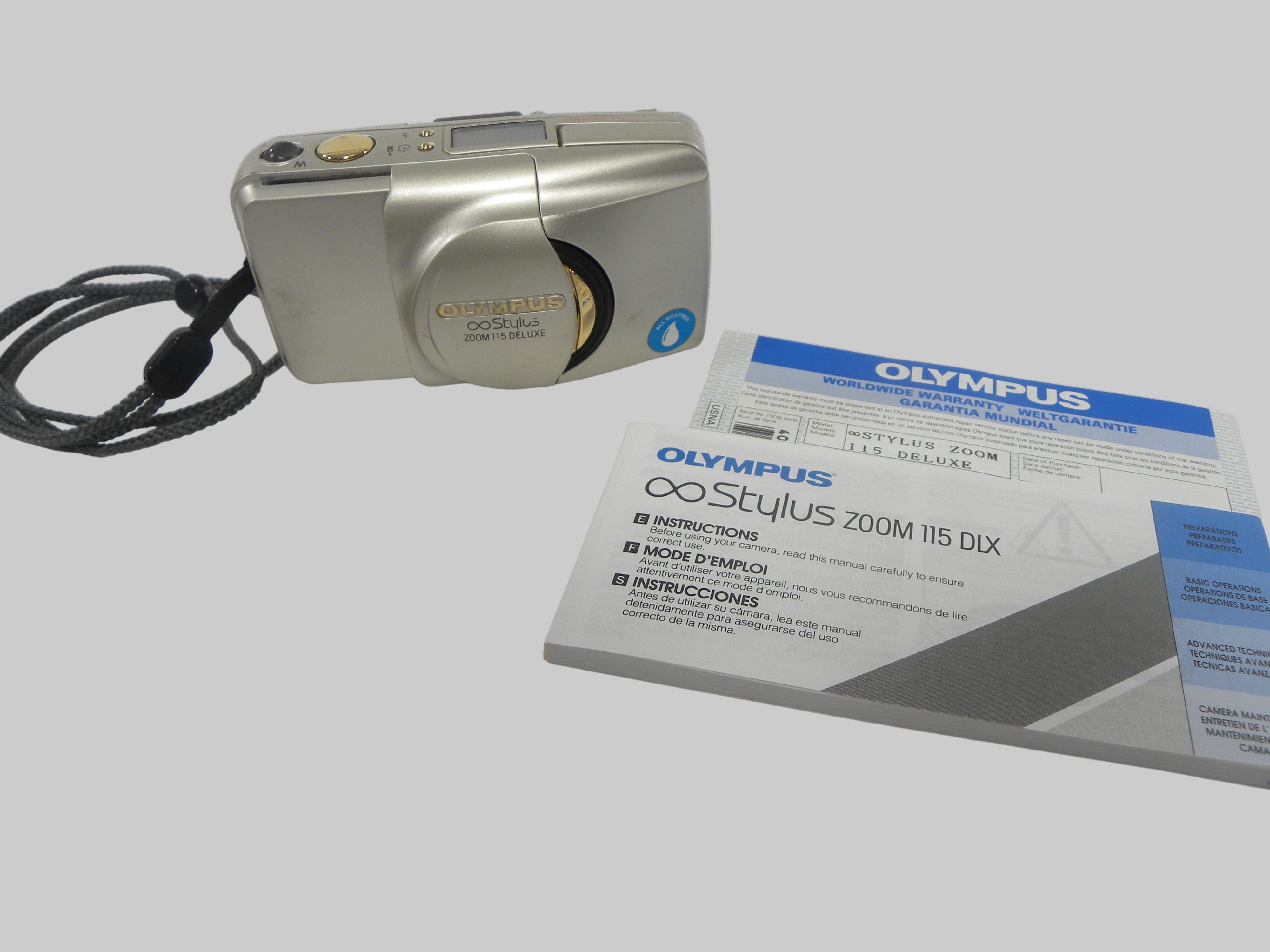 Olympus Stylus Zoom 115 Deluxe 35mm Camera