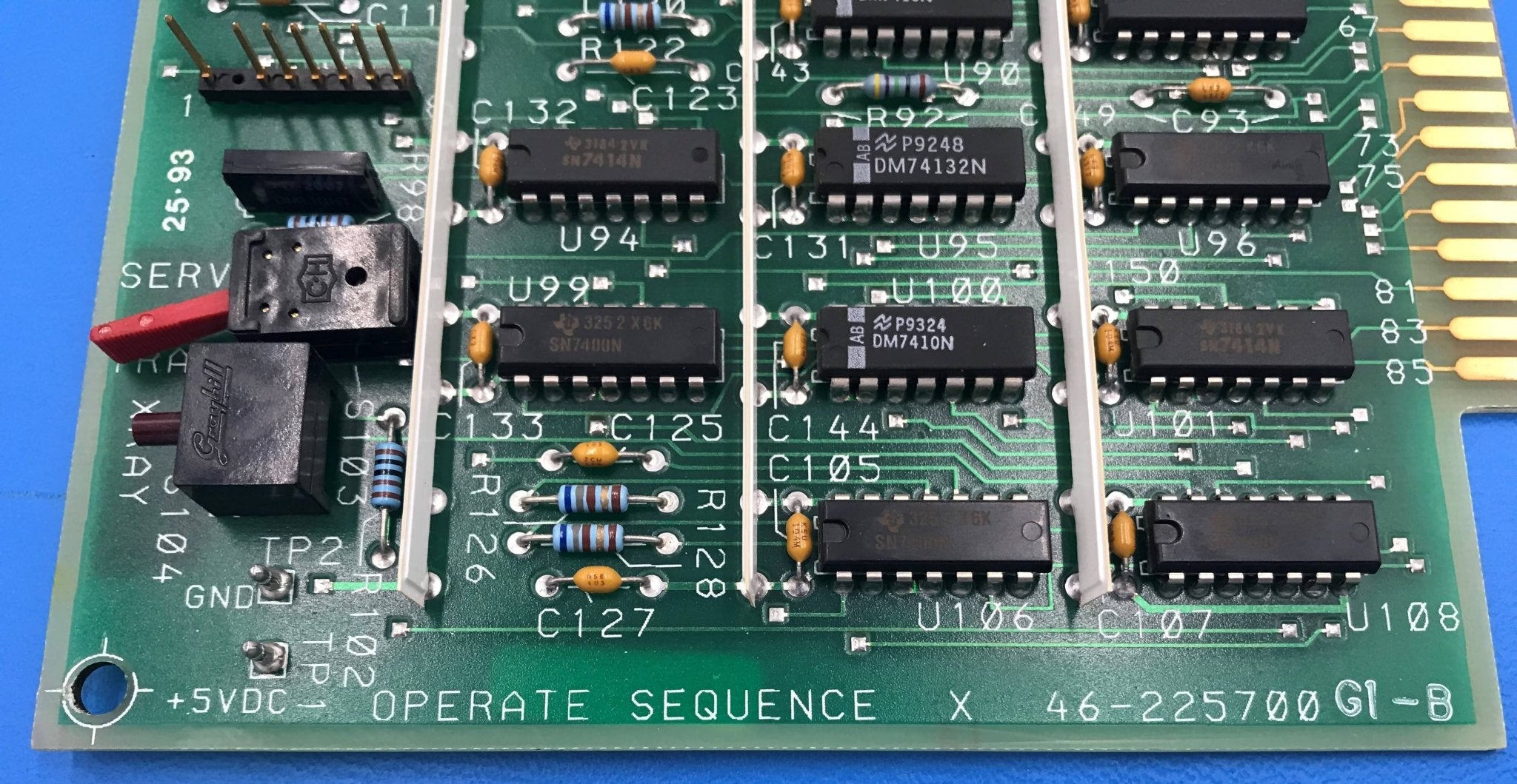 Operate Sequence X Board (46-225700 G1-B GE Advantx