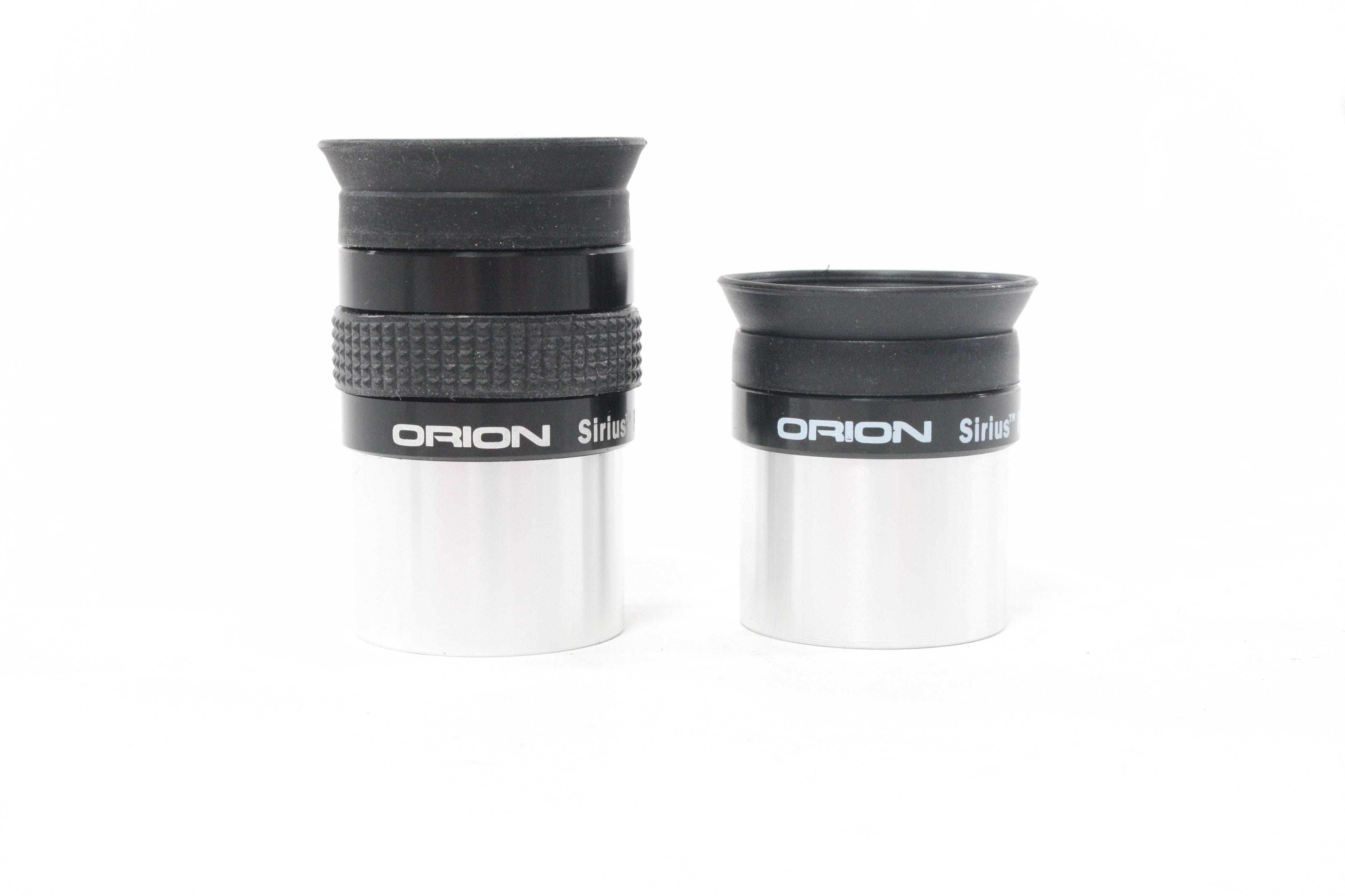 Orion Telescope Eye-Pieces Lot of Two (2) Sirius Plossl Multi-Coated 7.5mm & 17mm