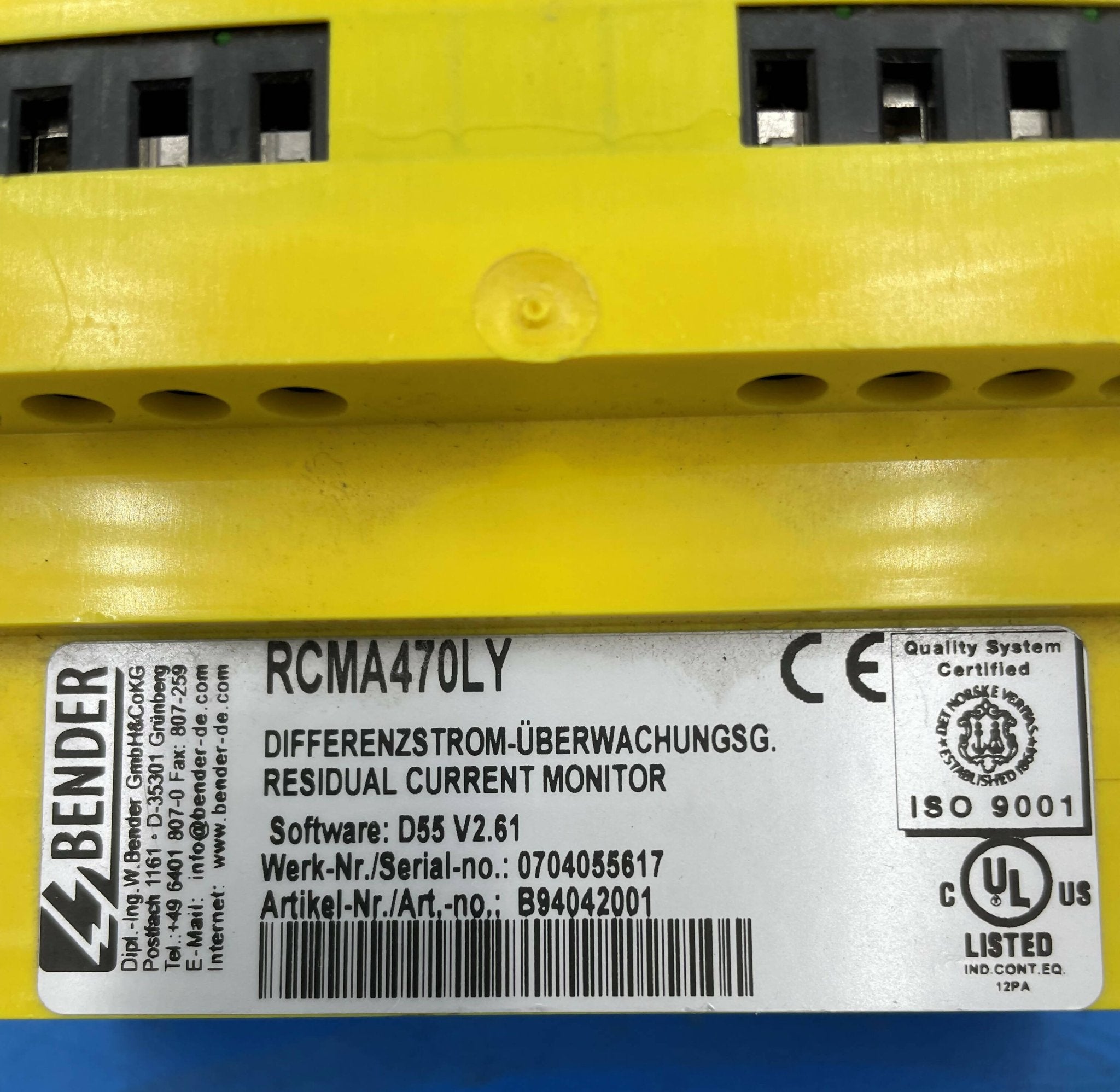 OVER-CURRENT RELAY F98 (3085115/03085115/RCMA470LY SIEMENS