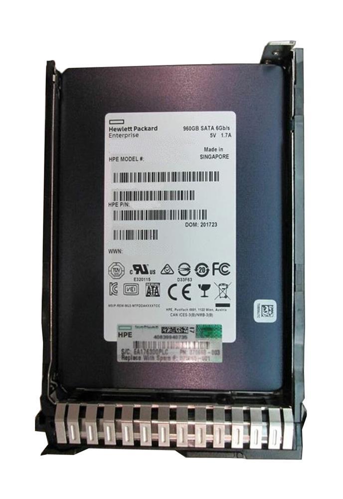 P07190-K21 HPE 960GB PCI Express x4 NVMe Read Intensive 2.5-Inch Solid State Drive