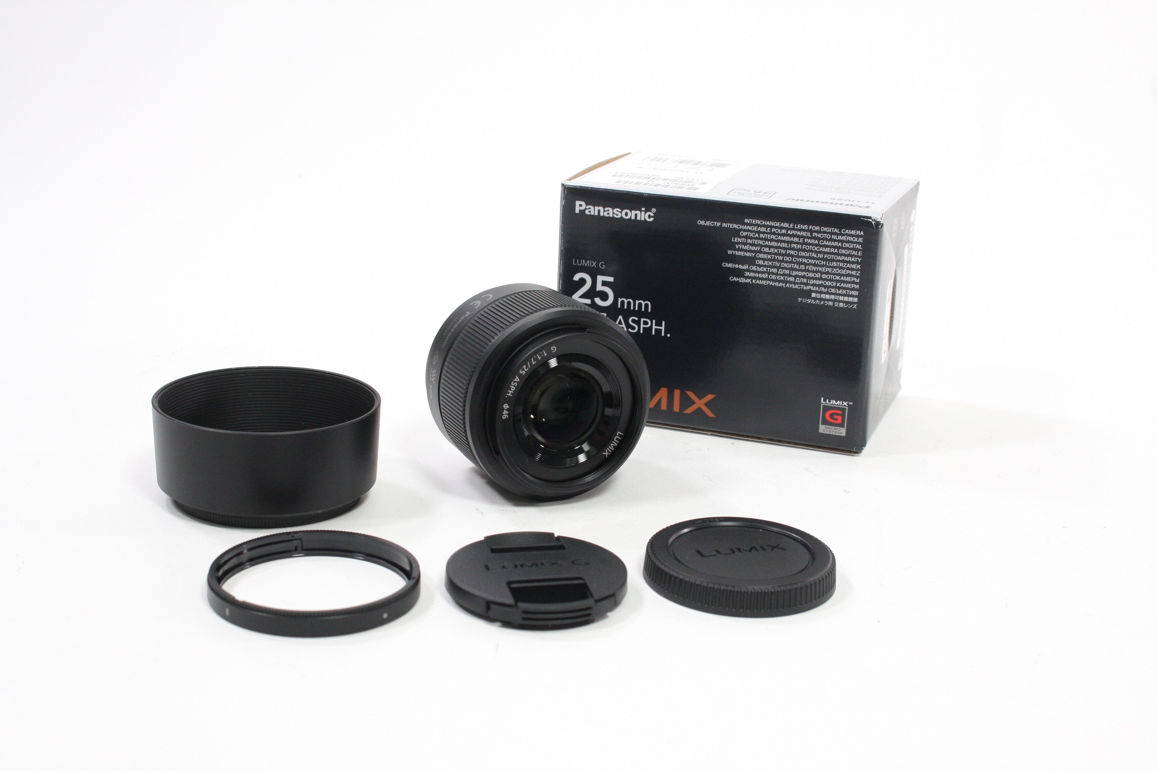 Panasonic 25mm f/1.7G H-H025 Lens for Micro 4/3 Mount