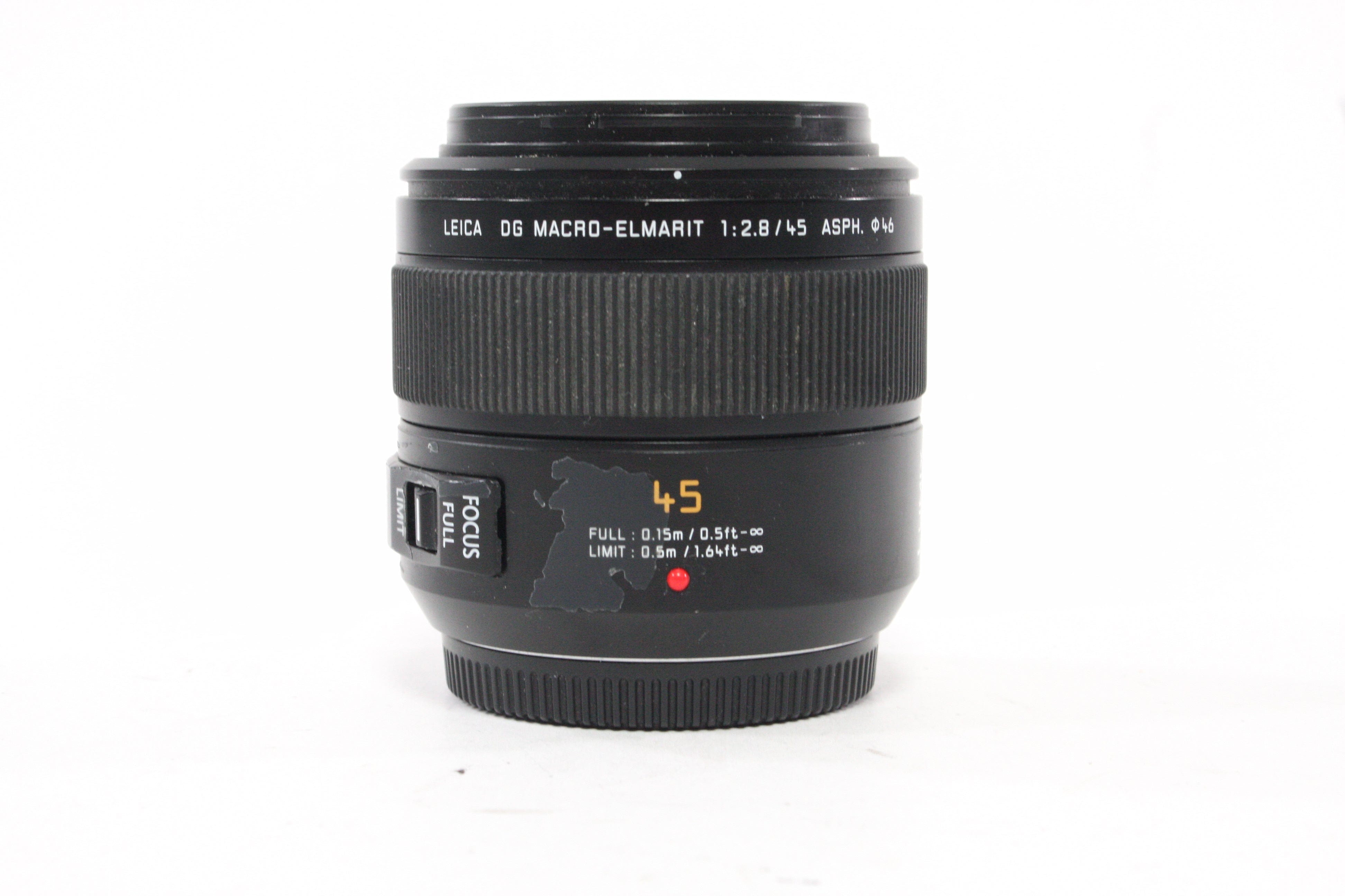 Panasonic 45mm f/2.8 Lumix DG Macro-Elmarit Lens for Micro 4/3 Mount