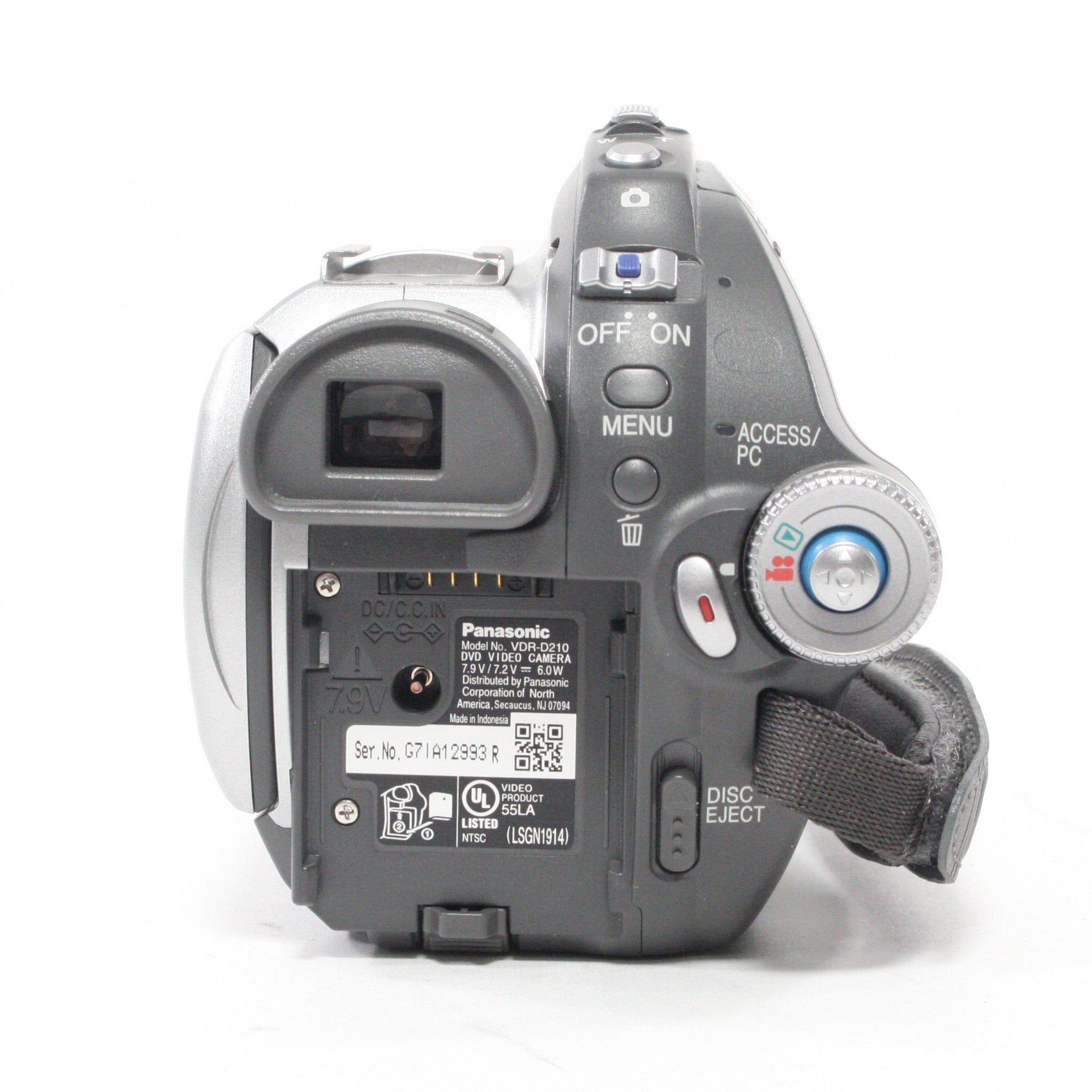 Panasonic DVD Camcorder VDR-D210
