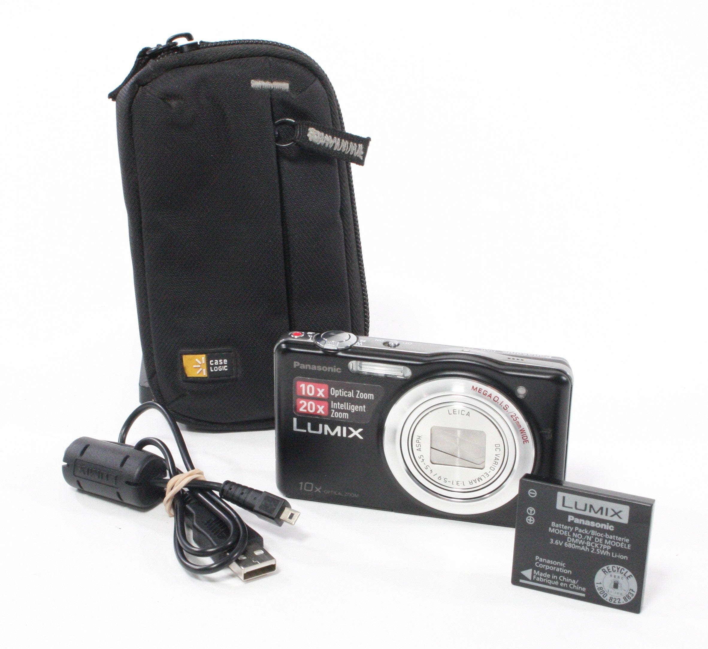 Panasonic Lumix DMC-SZ1 10x/20x Zoom 16.1mp Digital Camera